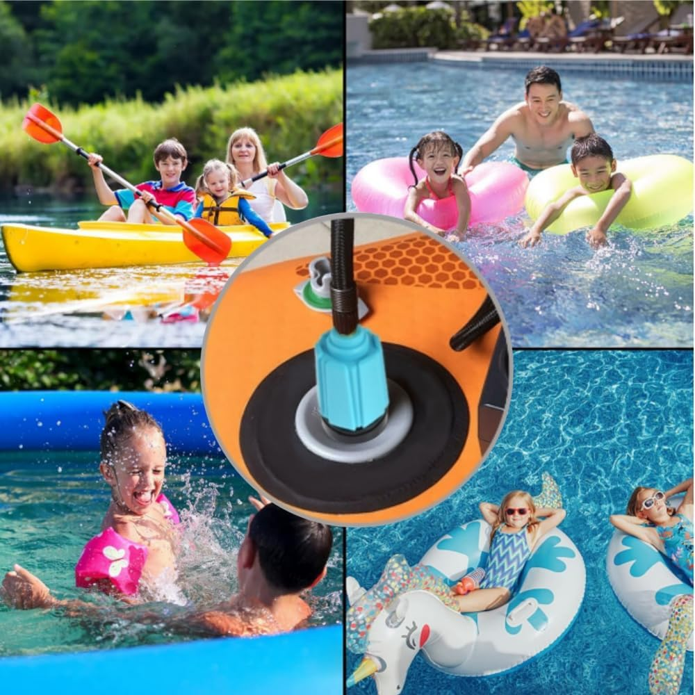Inflatable SUP Pump Adaptor Compressor Paddle Board Pump Adapter, SUP Valve Adapter Connector Conventional Air Pump Adapter for Stand up Paddle Board & Dinghy,Inflatable Boat Air Valve Adapter image number 3