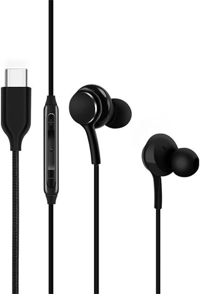 USB Type C Handsfree Earphone for Samsung Galaxy S20 S21A Note 20 Pixel 4 (JS08) image number 2