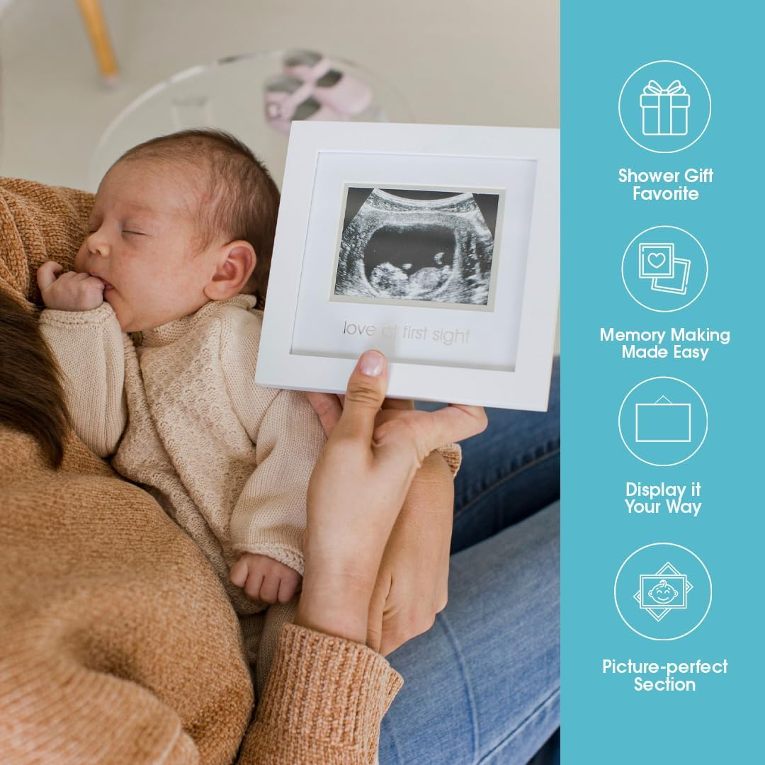 Pearhead Love at First Sight Sonogram Frame, Small