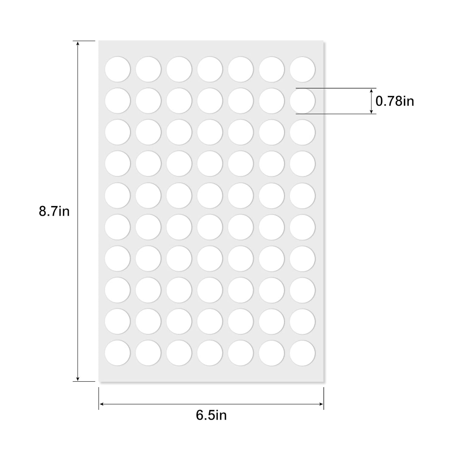 350 Pcs Double Sided Sticky Dots Clear Removable round Adhesive Stick Dots Putty Stick Tack Tape Mounting Putty Stickers for Walls Hanging Pictures Poster Crafts Balloons Festival Party Decorations image number 5
