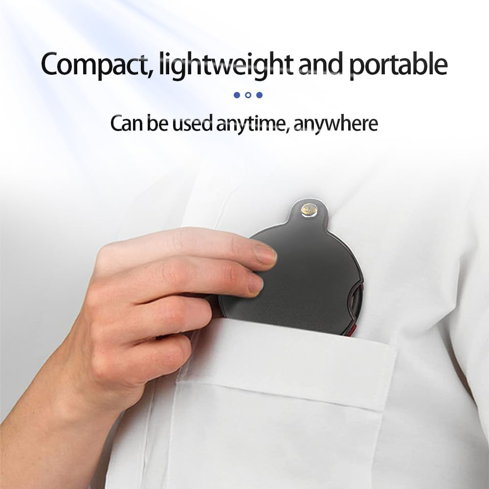 10X Small Pocket Magnifying Glasses for Kids/Senior, Pocket Magnifier for Reading/Close Work, Mini Folding Magnifying Magnify Glass with Protective Sheath, Ideal for Repairing/Hobby/Coins image number 6