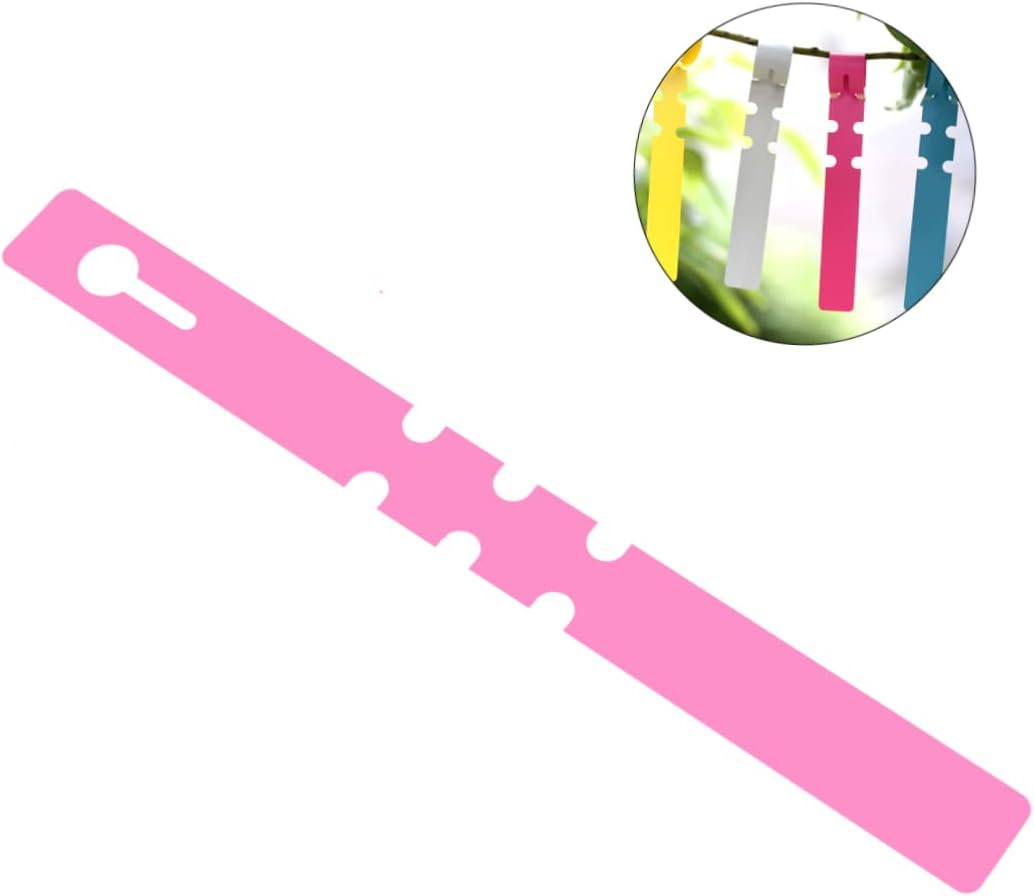 Happyyami 100Pcs Plastic Plant Tree Tags Large Plant Labels Removable Tags Garden Label Stakes Weatherproof for Outdoor Indoor Use image number 1