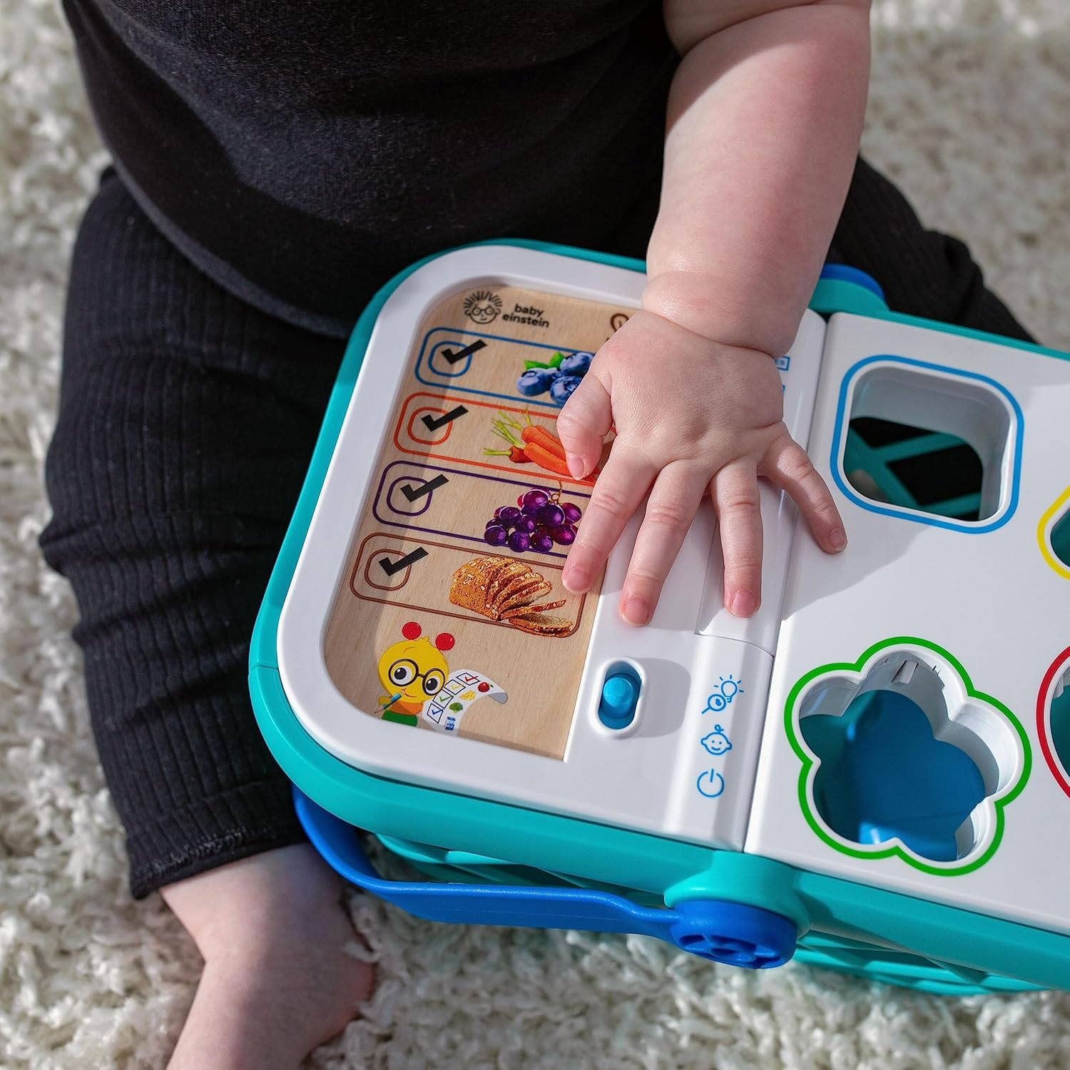 Baby Einstein + Hape Magic Touch Pretend to Shop Toy, with Real Sounds and Music, Ages 9 Months and Up image number 4