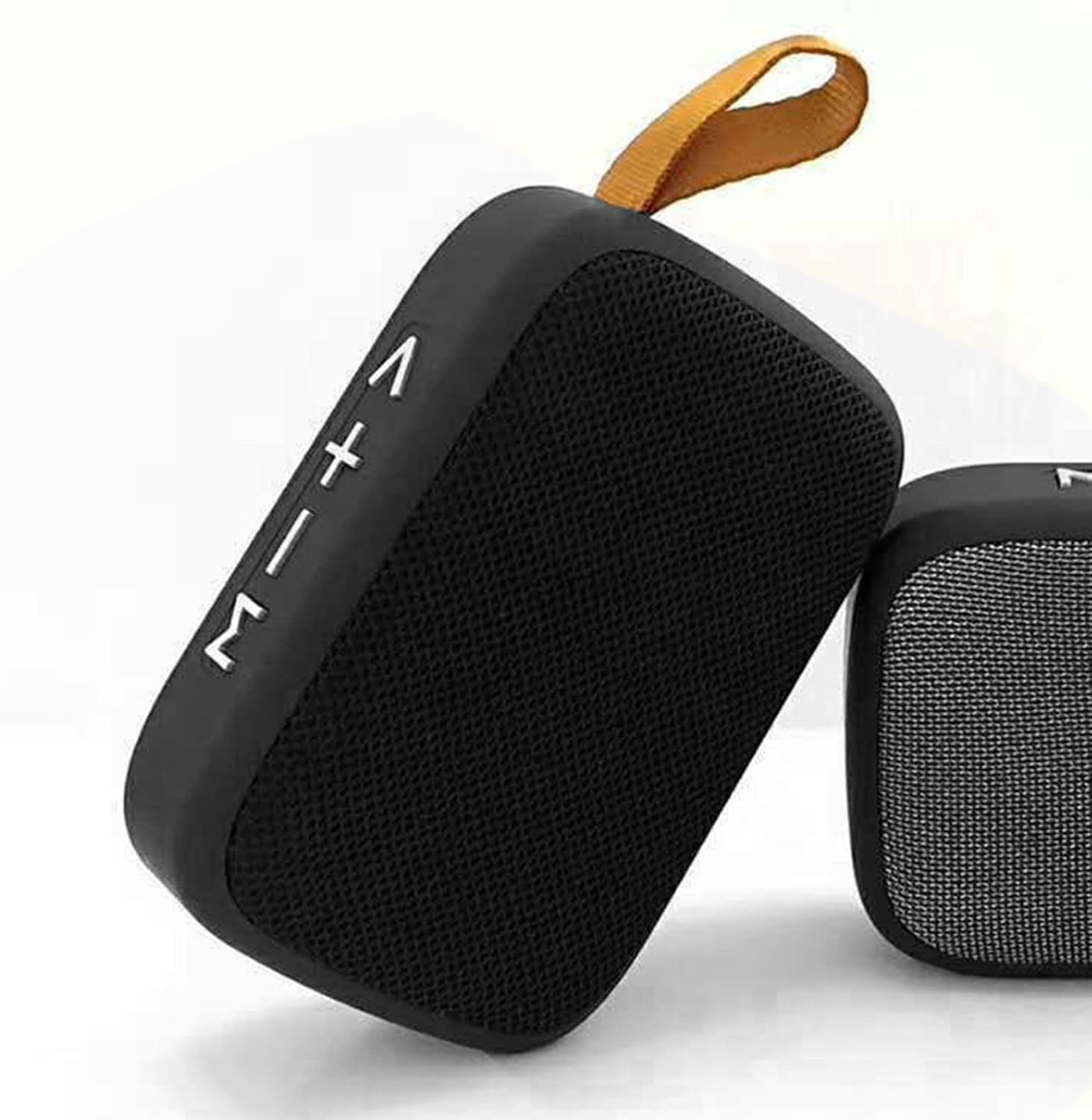 Mini Speaker, Subwoofer, Portable Wireless Speaker with Memory Card Support, Hand Strap, Black