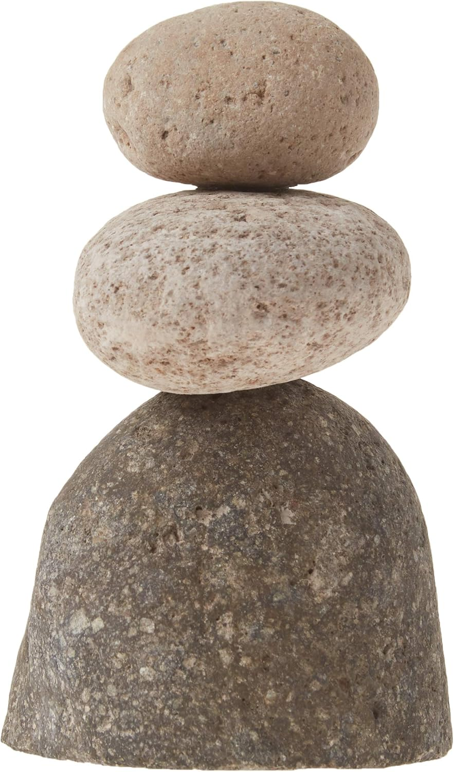 Ancient Graffiti Small 3 Stone Natural River Stone Cairn image number 4