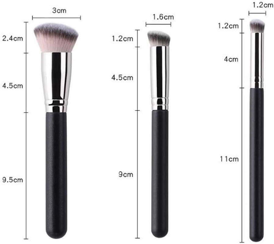 Face Makeup Tools Set - Foundation Concealer Brush, Blenders & Sponges and Powder Puffs, for Blending Cream Powder Buffing, Beauty Cosmetic Foundation image number 5