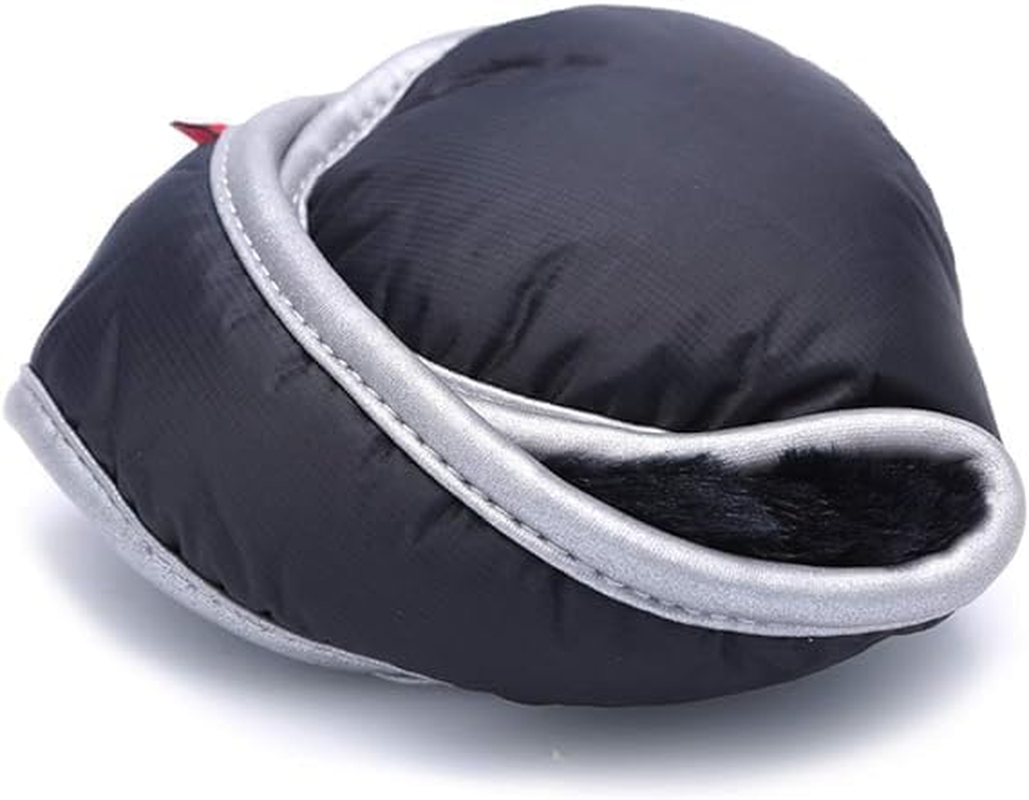 Ear Warmers Waterproof Unisex Winter Fleece Earmuffs for Men Women Adjustable Ear Muffs image number 2