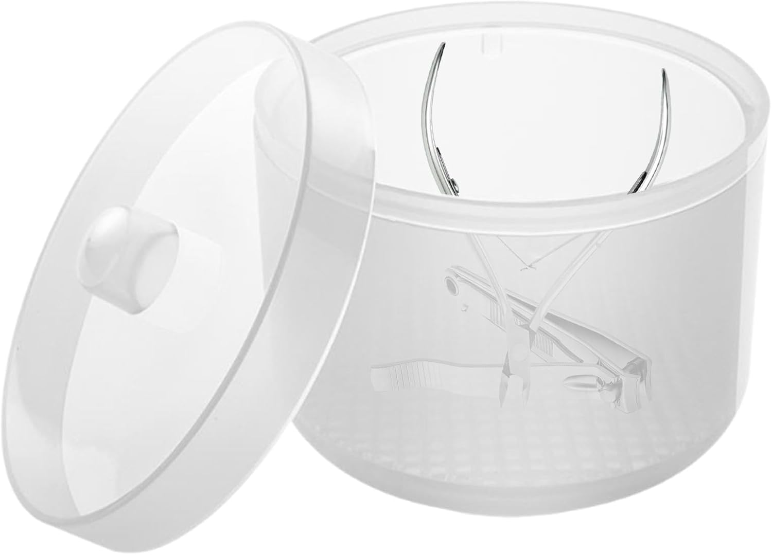 Nail Tool Sterilizer | Cleaning Container for Manicure,High Temperature Resistant Nail Tool Cleaning Box for Manicure, Pedicure, Home, Travel