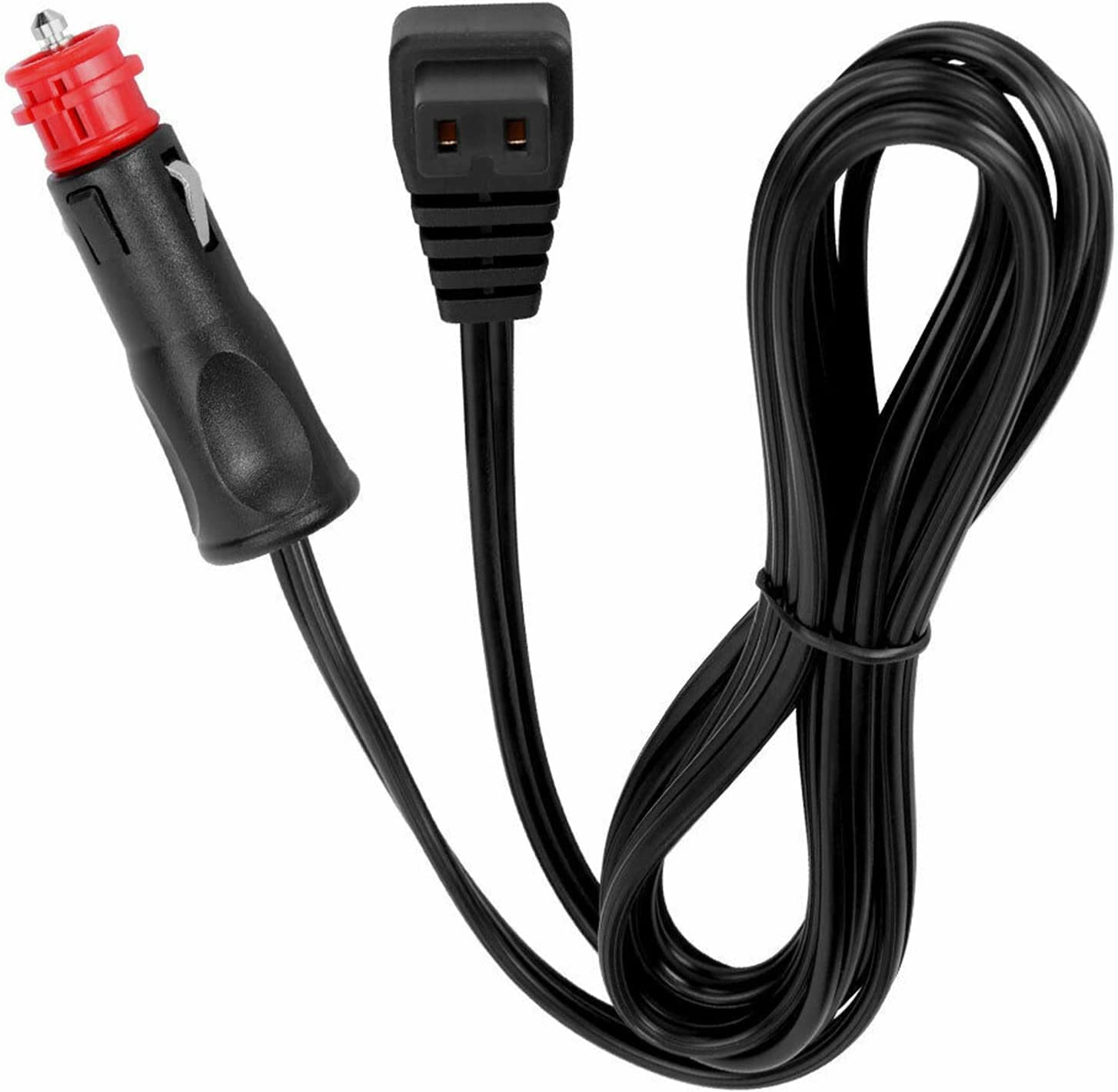 12V Merit and Cigarette Lighter Plug to Waeco Fridge Adaptor, 2M Power Lead Cable Cord for Waeco Fridge CFX CF CDF 11 25 28 35 40 50 60 65 75 95, DC Power Cable for Car Refrigerator Fridge Freezer