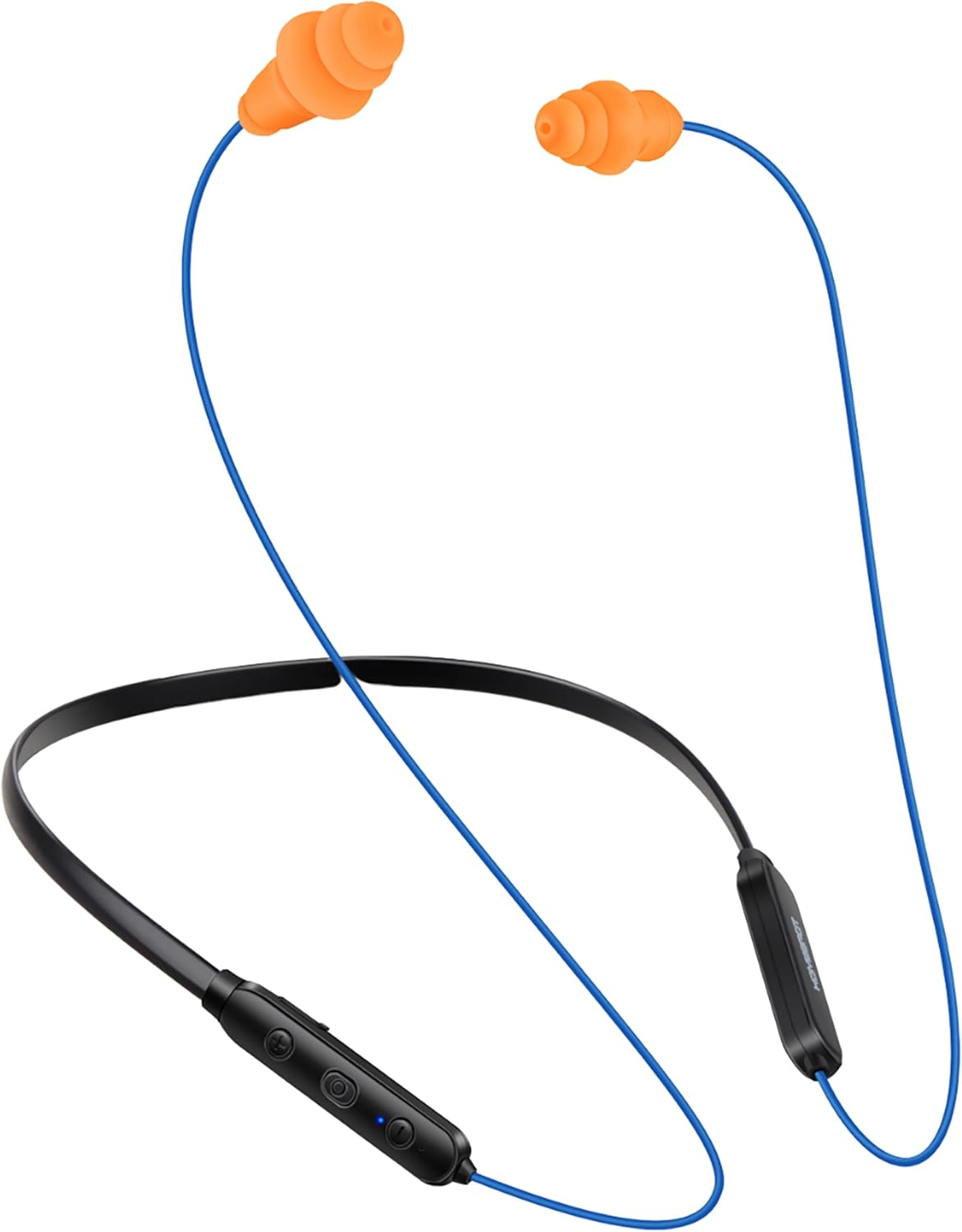 Homespot Noise Reduction Wireless Neckband Headphones with Qualcomm Aptx HD, 27Db NRR, CVC Noise Cancelling Mic & Controls and 20H Playtime for Work Safety OSHA Compliant image number 5