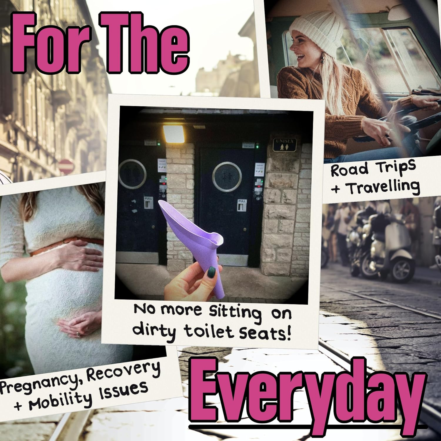 SHEWEE Flexi Female Urinal - Made in the UK &ndash; Flexible, Reusable, Portable & Recyclable Urination Device. Festival, Camping, Car, Hiking Essentials for Women. Stand to Pee Device W/Extension Pipe image number 6