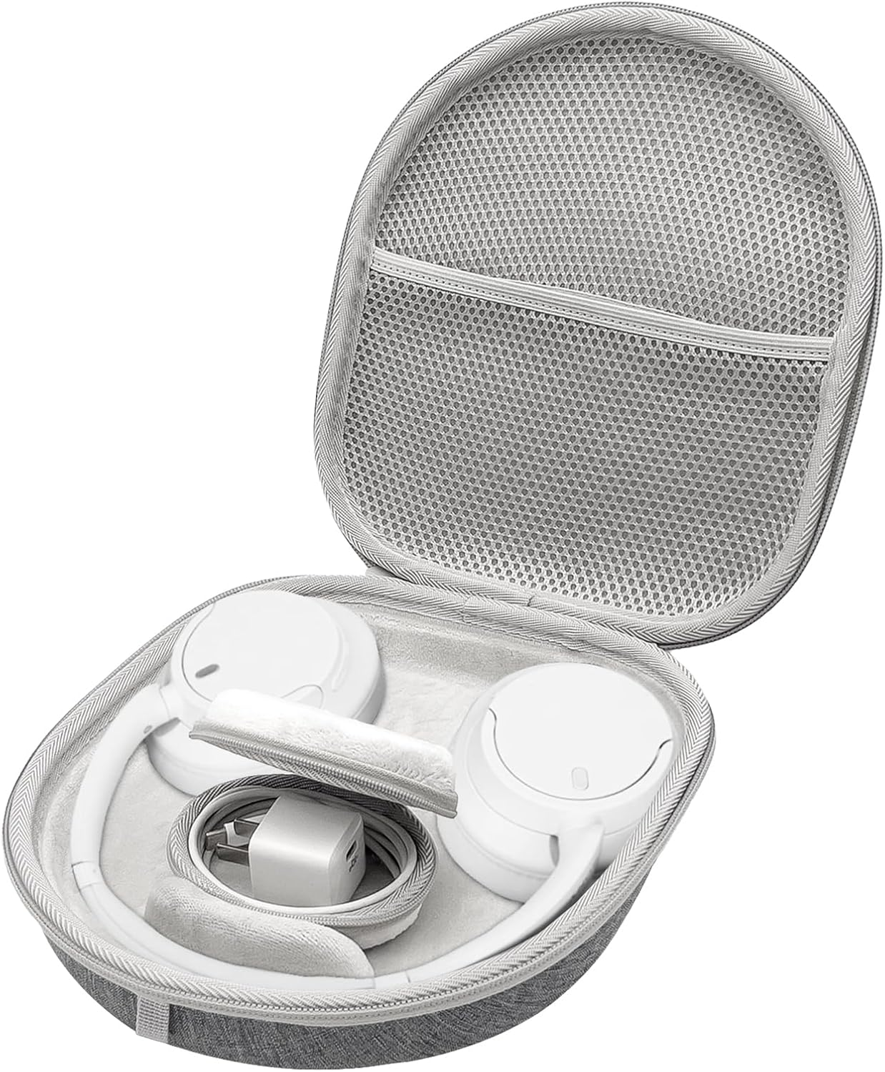 Hard Case for Sony WH-CH720N 710N 520 510, Bose Quietcomfort QC Ultra 45 35, JBL Tune Live 460NC 660NC Headphones, Universal Travel Storage Carrying Case with Mesh Pocket and Extra Small Case