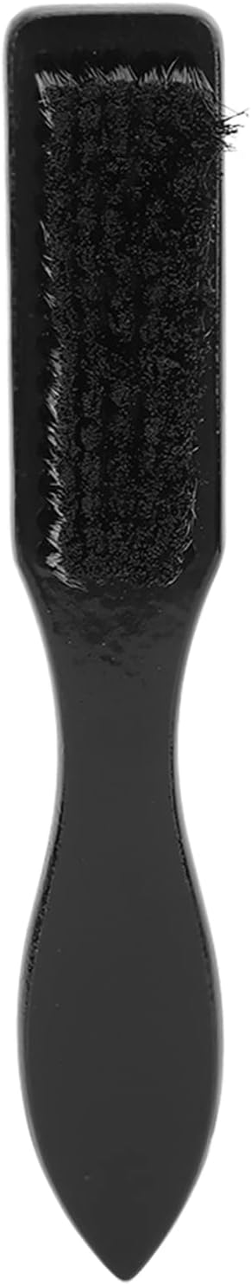 Neck Brush, Wooden Handle Fine Workmanship Skid Resistance Hair Cutting Brush Nylon Hair Brush for Hair Salon image number 4