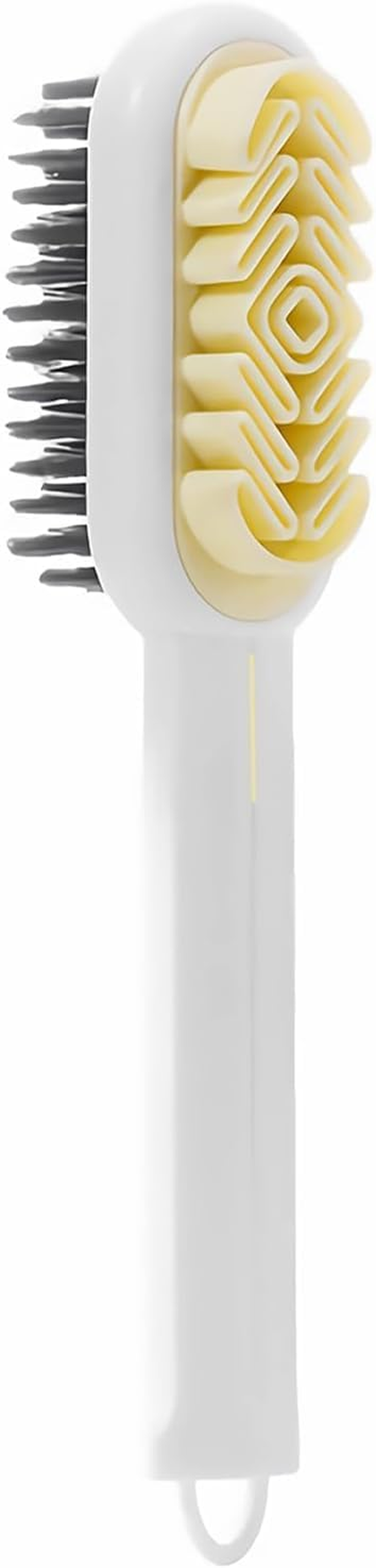 2 in 1 Scrub Suede Shoe Brush, 2-Sided Rubber Polish Eraser with Soft Bristle Brush for Suede Cleaner and Nubuck Brush, Portable Leather Shine Cleaning Brush for Boots Handbag Coat Pans Sofa Furniture