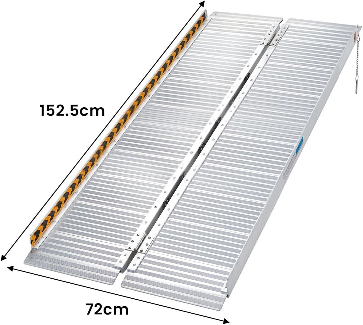 5Ft Aluminium Foldable Wheelchair Ramp with Carry Handle