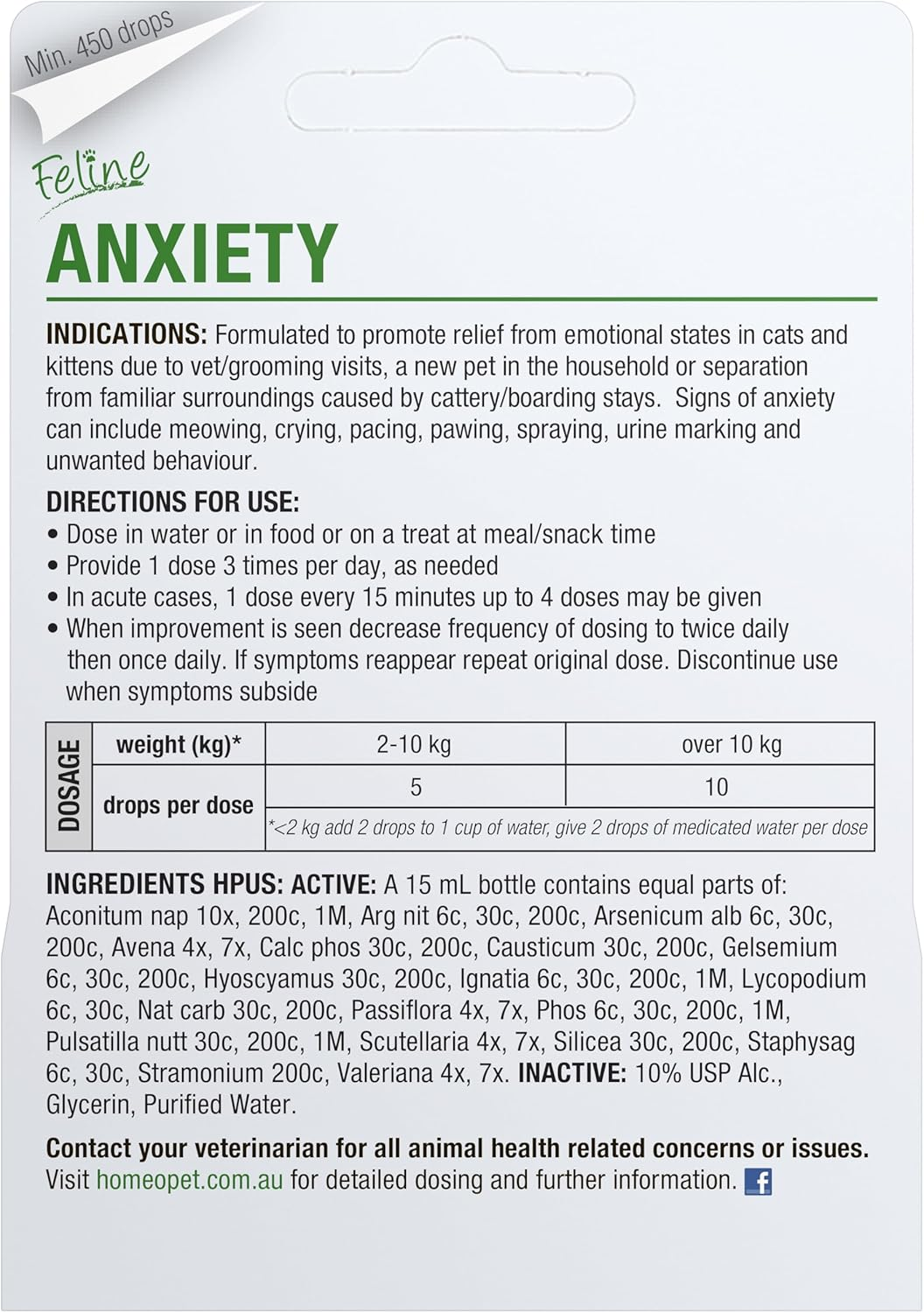 Homeopet Feline Anxiety 15 Ml &ndash; Calming Behavioural Relief for Stressed Cats image number 4