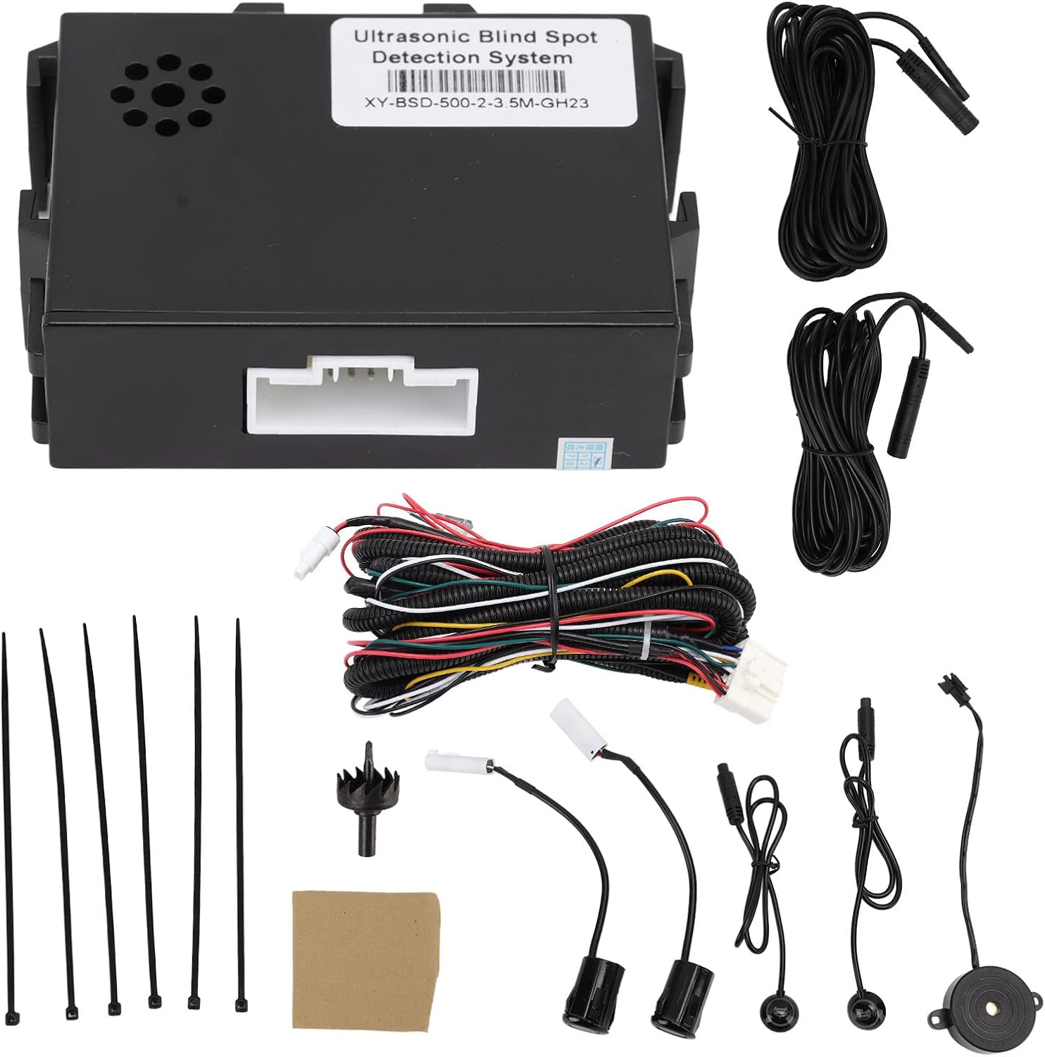 Generic Car Blind Area Detection System, BSD Distance Assistant Lane Changing Warning Blind Spot Radar Detectors Sensor System, Reversing Radar Car Spot Monitoring Driving Assistance image number 3