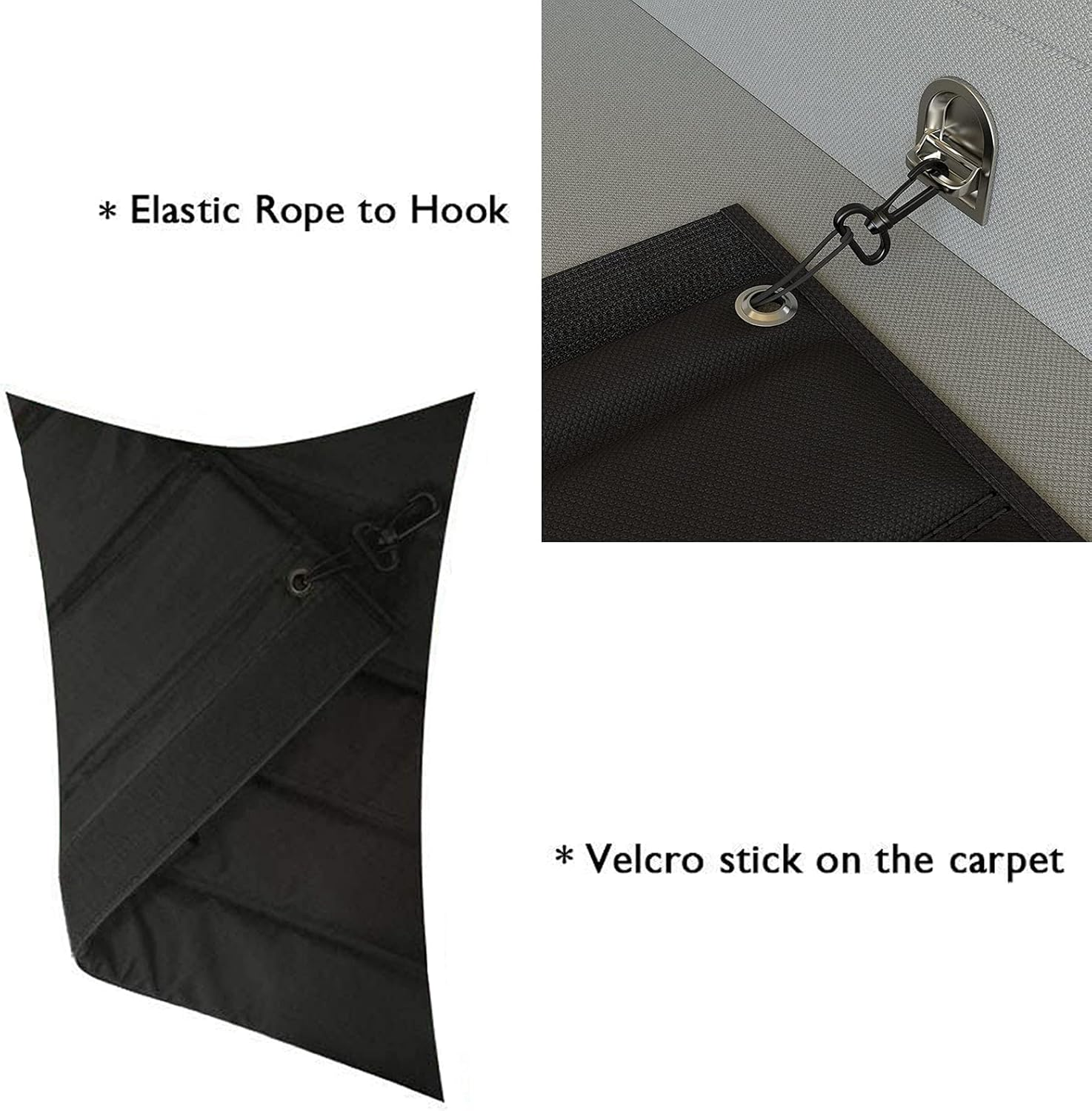 Universal Car Boot Protection, Foldable Car Bumper Guard, Pet Boot Liner Mat Waterproof Bumper Protector, Protect Car from Scratches Wear & Tear image number 2