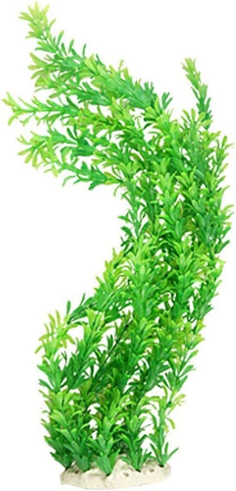 Saim 60Cm Green Leaves Emulational Aquatic Plastic Plant for Fish Tank Aquarium image number 5