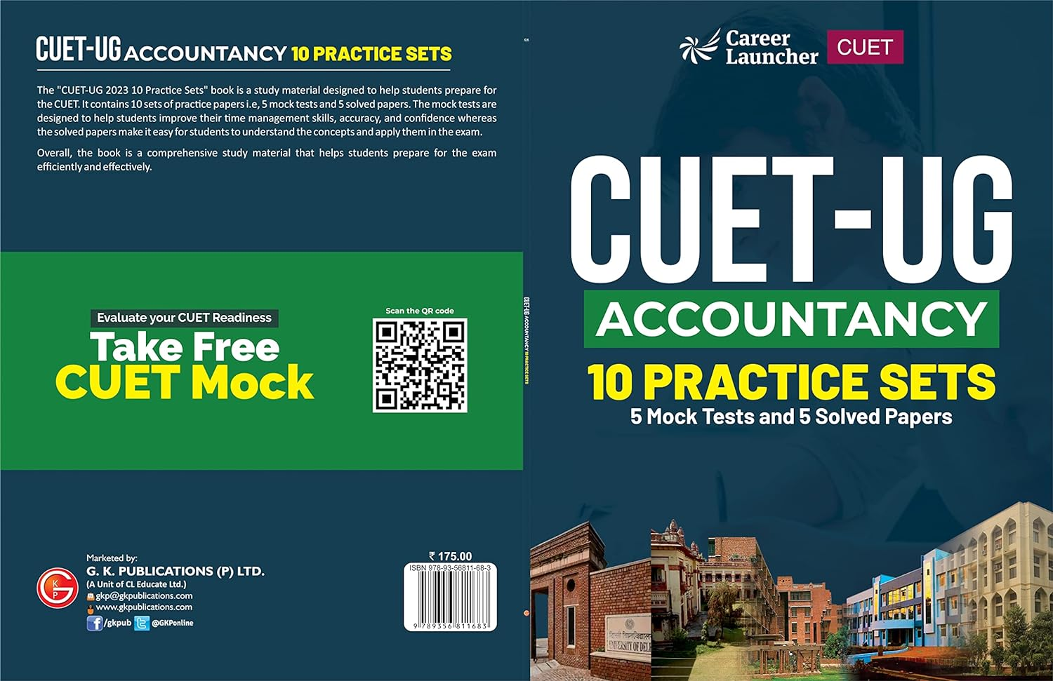 CUET-UG 2023 10 Practice Sets - Accountancy - (5 Mock Tests & 5 Solved Papers) image number 1