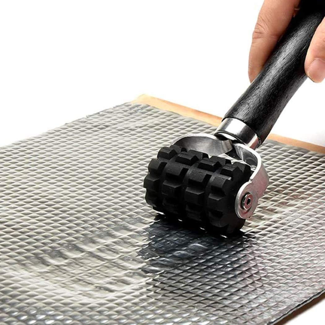 Car Sound Deadening Roller Wood Noise Insulation Application Tool, Heat Abatement Mat Wallpaper Application PU Smoothing Tool, Auto Noise Roller Seam Roller Rolling Wheel Interior Accessories image number 1