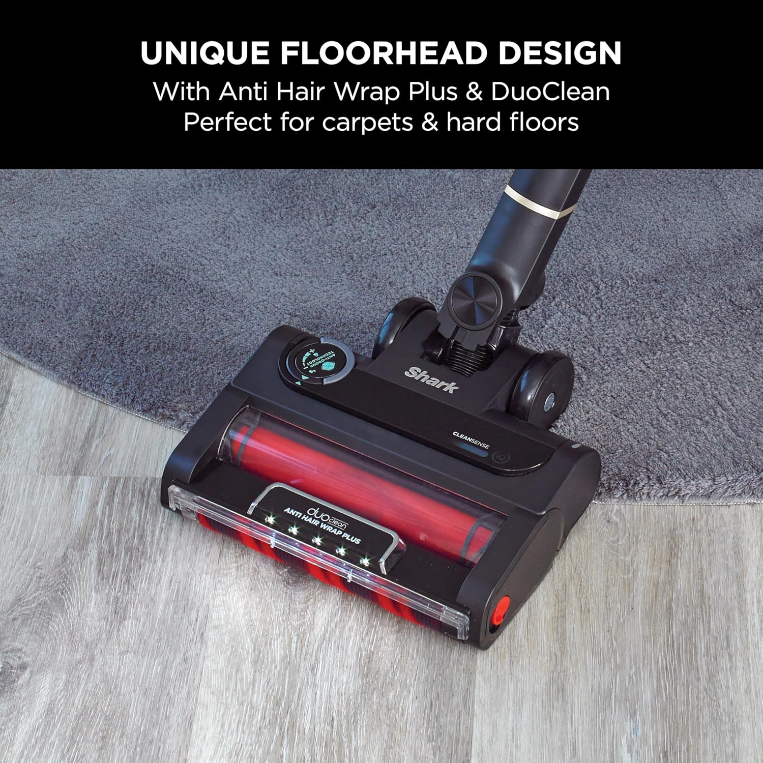 Shark Stratos Cordless Pet Pro Vacuum with Clean Sense IQ, Powerful Stick Vacuum Cleaner with anti Hair Wrap, Odour Neutraliser & Anti-Allergen Technology, Includes Accessories, IZ400ANZ, Brass