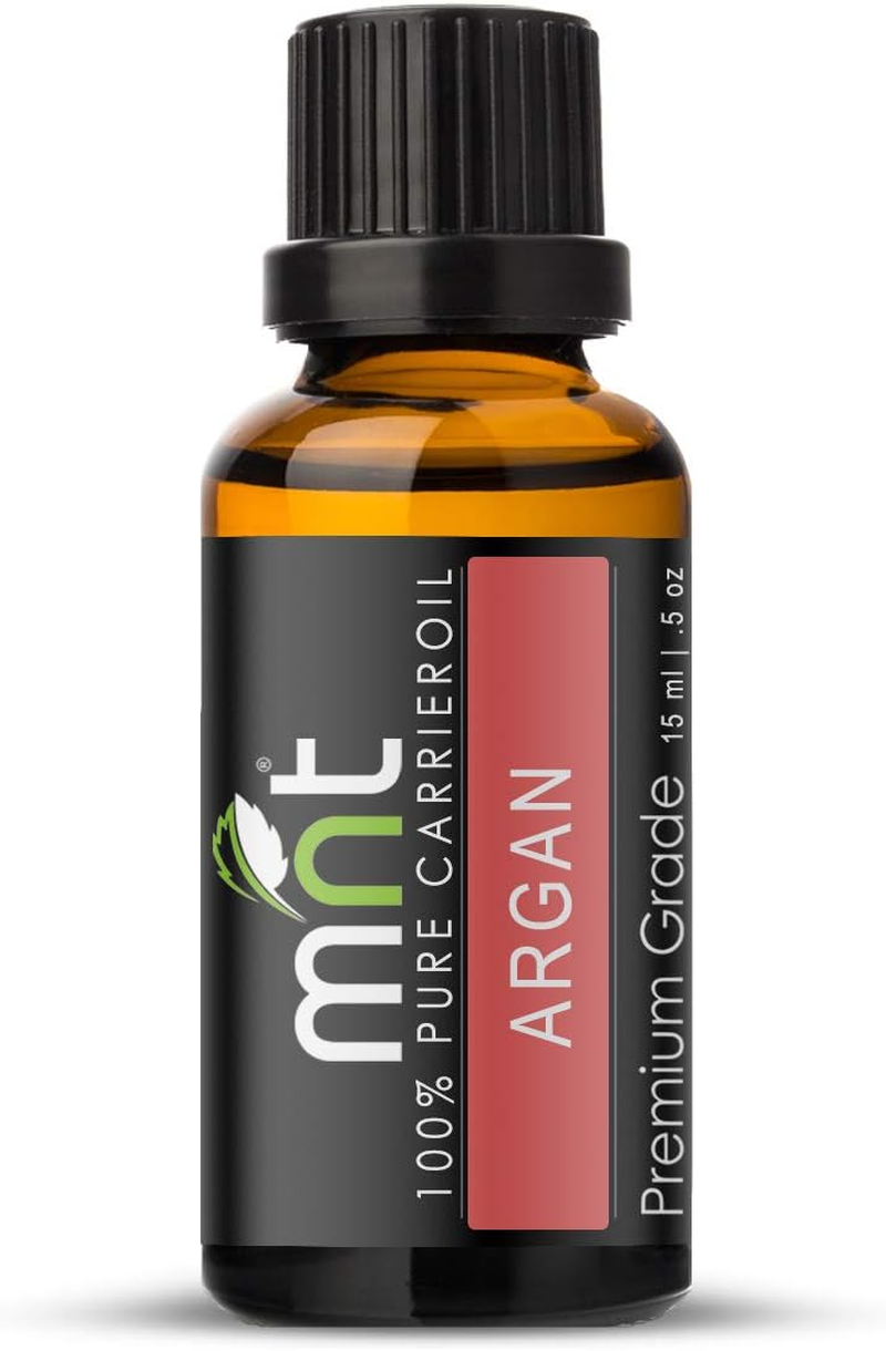 MNT Combo Set of Argan Cold Pressed Carrier Oil and Rosemary Essential Oil (Each 15ML) Ideal for Use in Hair Loss, Promotes Hair & Beard Growth, Moisturizes Skin, Health Benefit, Massage image number 3
