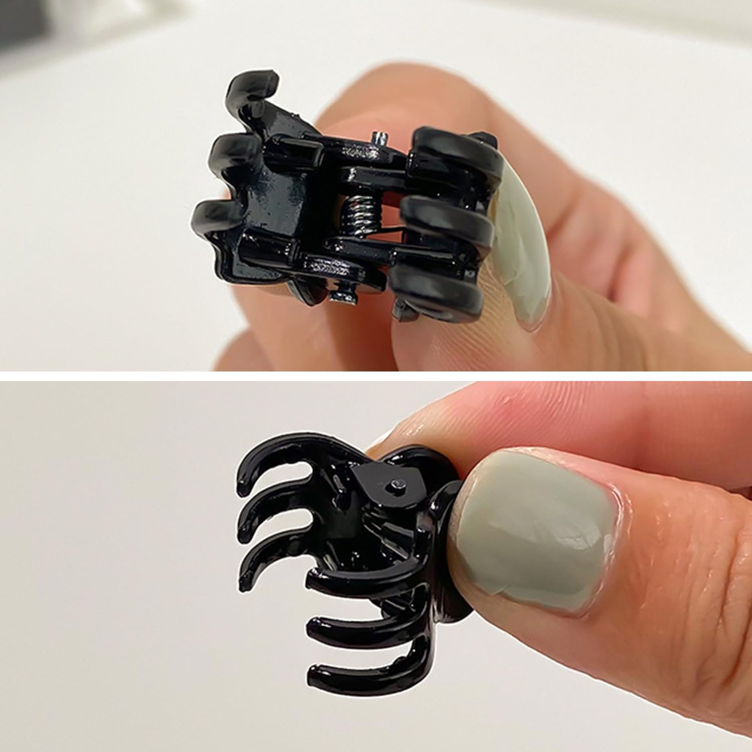 Pack of 150 Black Mini Plastic Hair Pins, Hair Pins for Children, Simple and Versatile Hair Accessories, Hairstyle Accessories image number 3