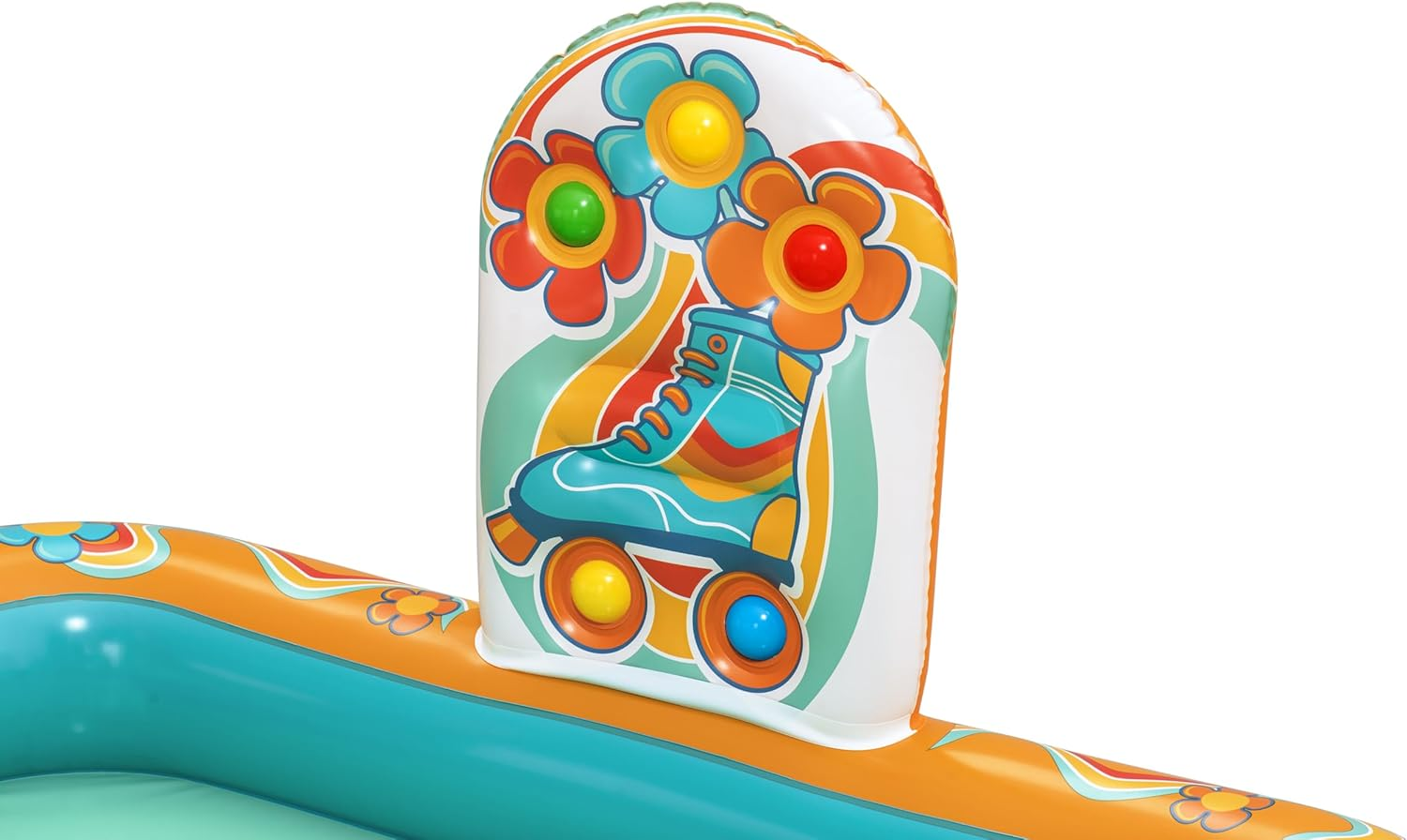 Bestway 6'4" X 60" X 29"/1.93M X 1.52M X 74Cm Retro Groove Play Center image number 3