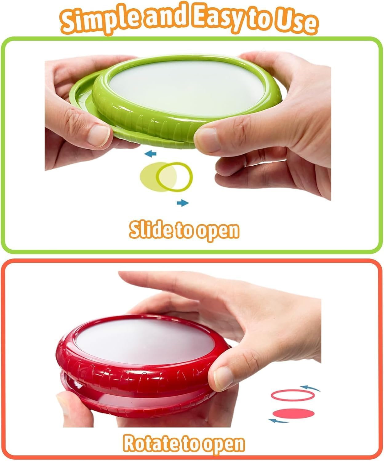 Silicone Fruit and Vegetable Storage Containers for Fridge, Onion Storage Container, Avocado Keeper,Tomato Saver, Lemon Holder Set of 4- Ideal for Garlic, Onions, Lemons and Potatoes image number 5