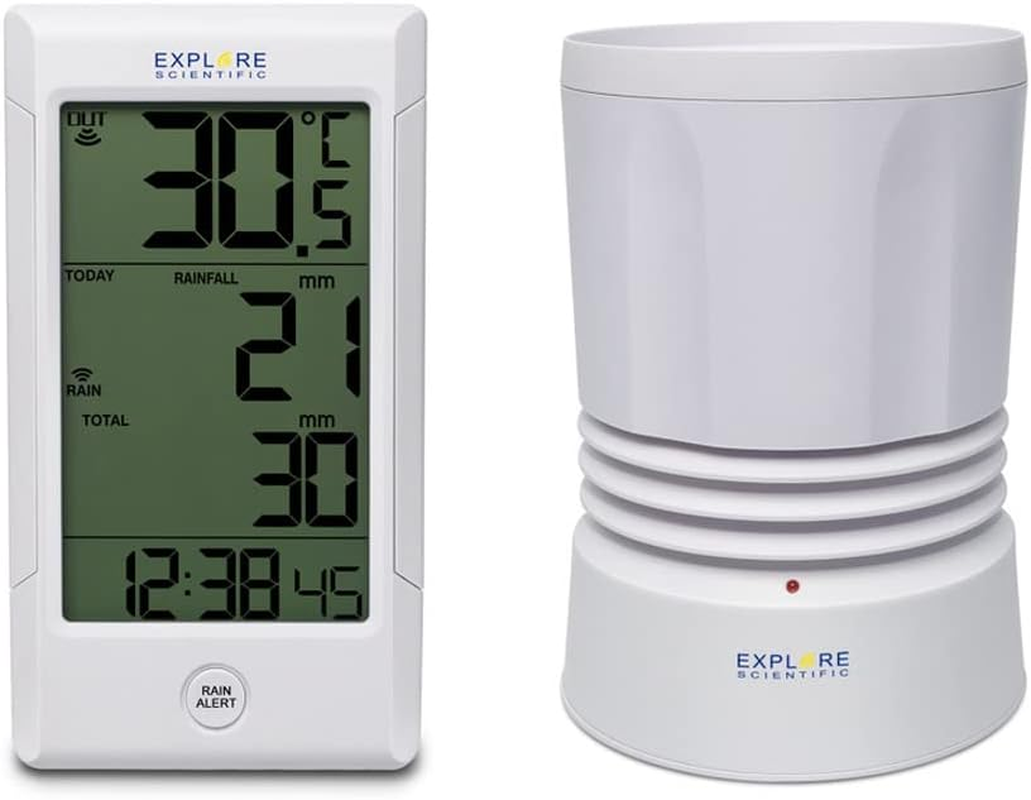 Bresser Rain Guage with Indoor/Outdoor Temperature image number 1