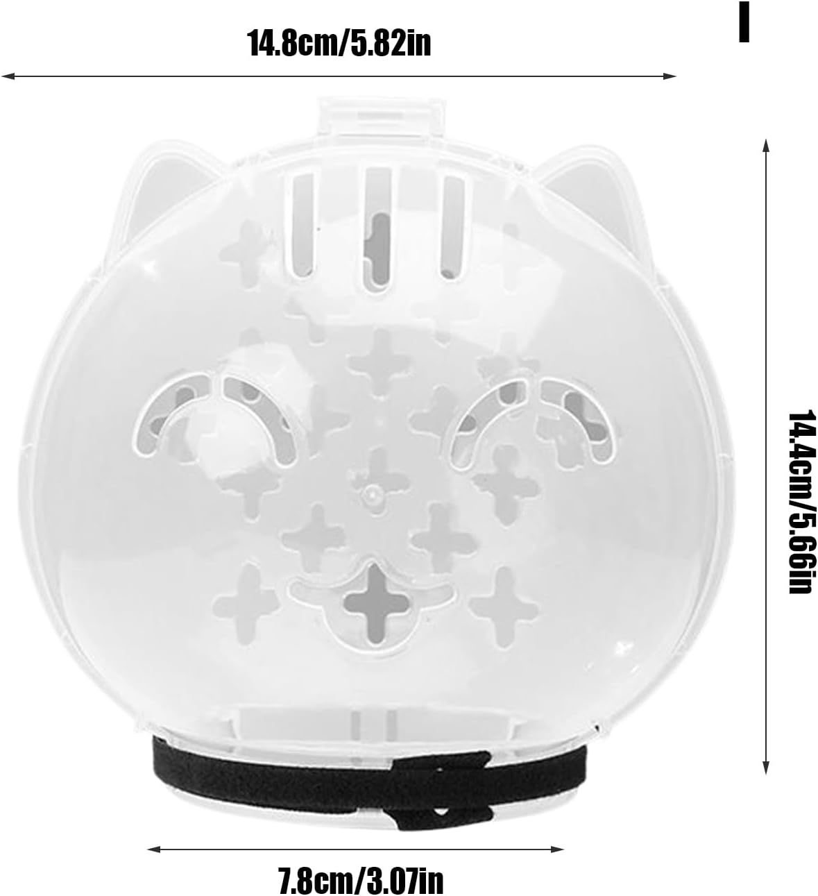 Cat Head Cover for Nail Clipping | Cat Hood for Grooming with Boots - Breathable Pet Headgear for Shaving Bathing Washing Trimming Veterinary Visits image number 6