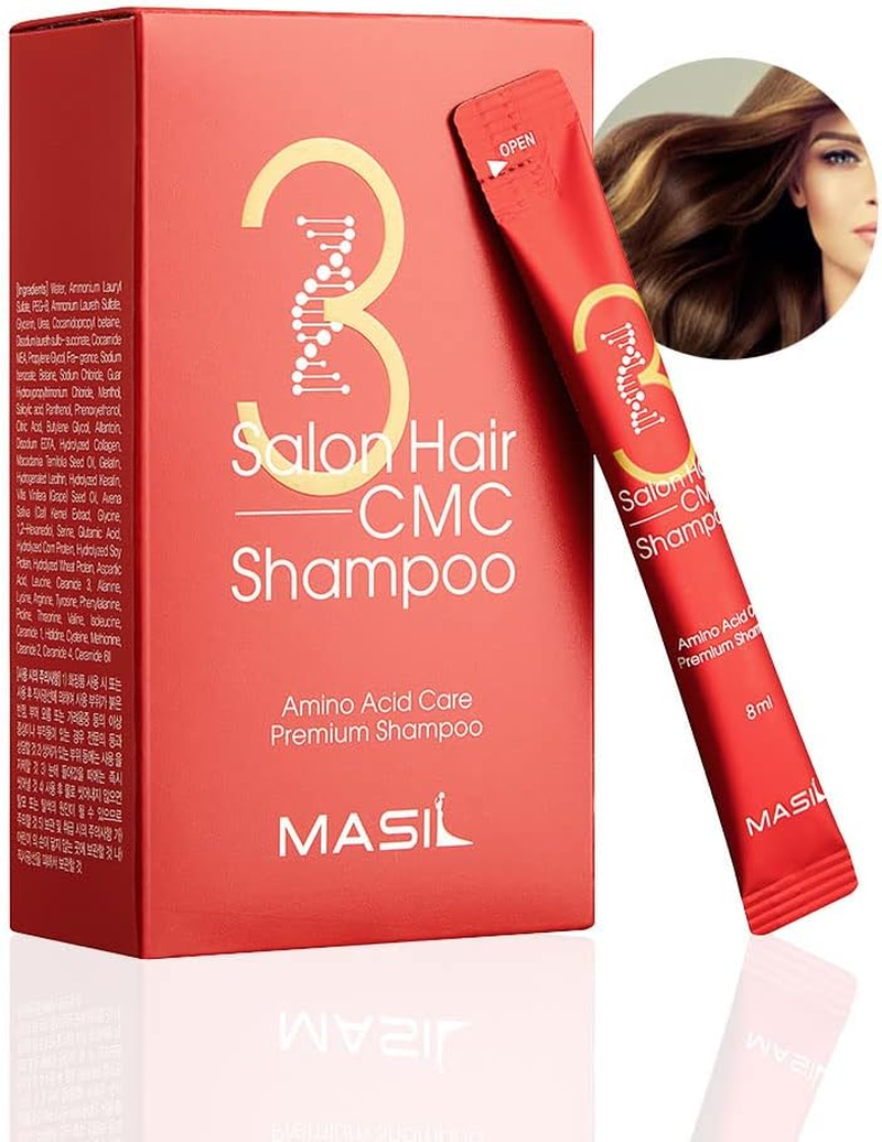 Masil 3 Salon Hair CMC Revitalizing Shampoo with Amino Acid Care Premium Shampoo 20X8Ml image number 2