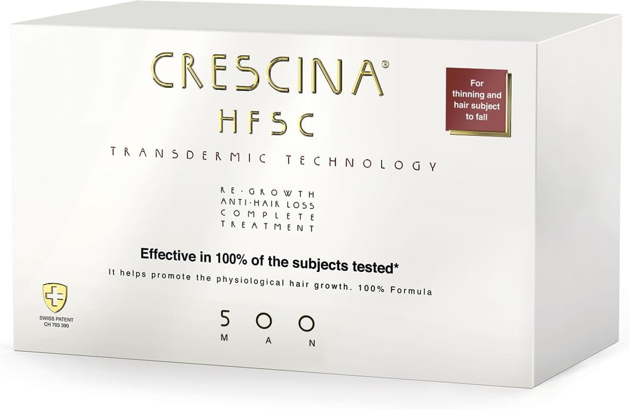 CRESCINA HFSC TRANSDERMIC Technology Ampoule Complex for Restoring Hair Growth and against Hair Loss for Men, 500, N 10+10 image number 2