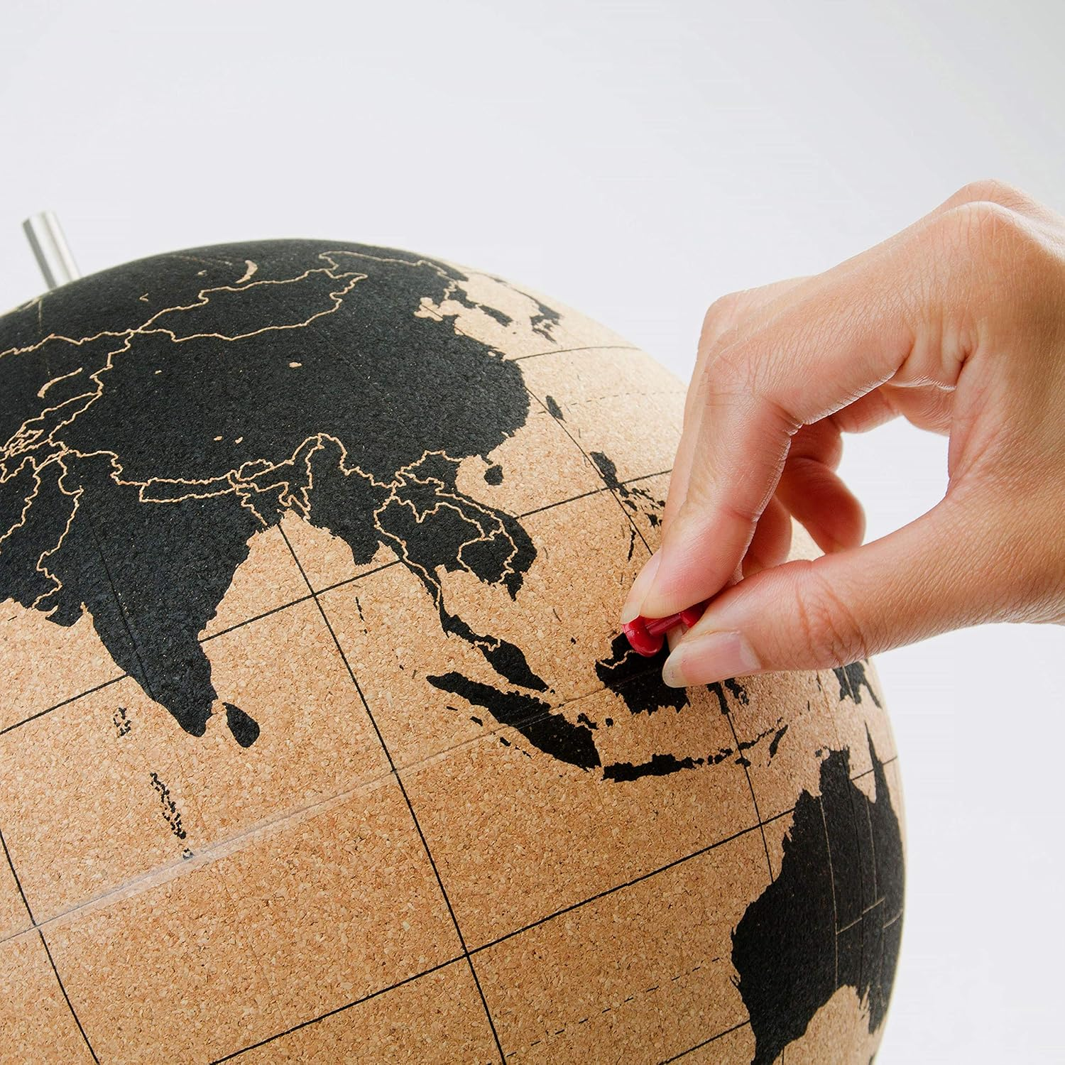 Suck UK Cork Globe, Large, Brown/Black image number 4