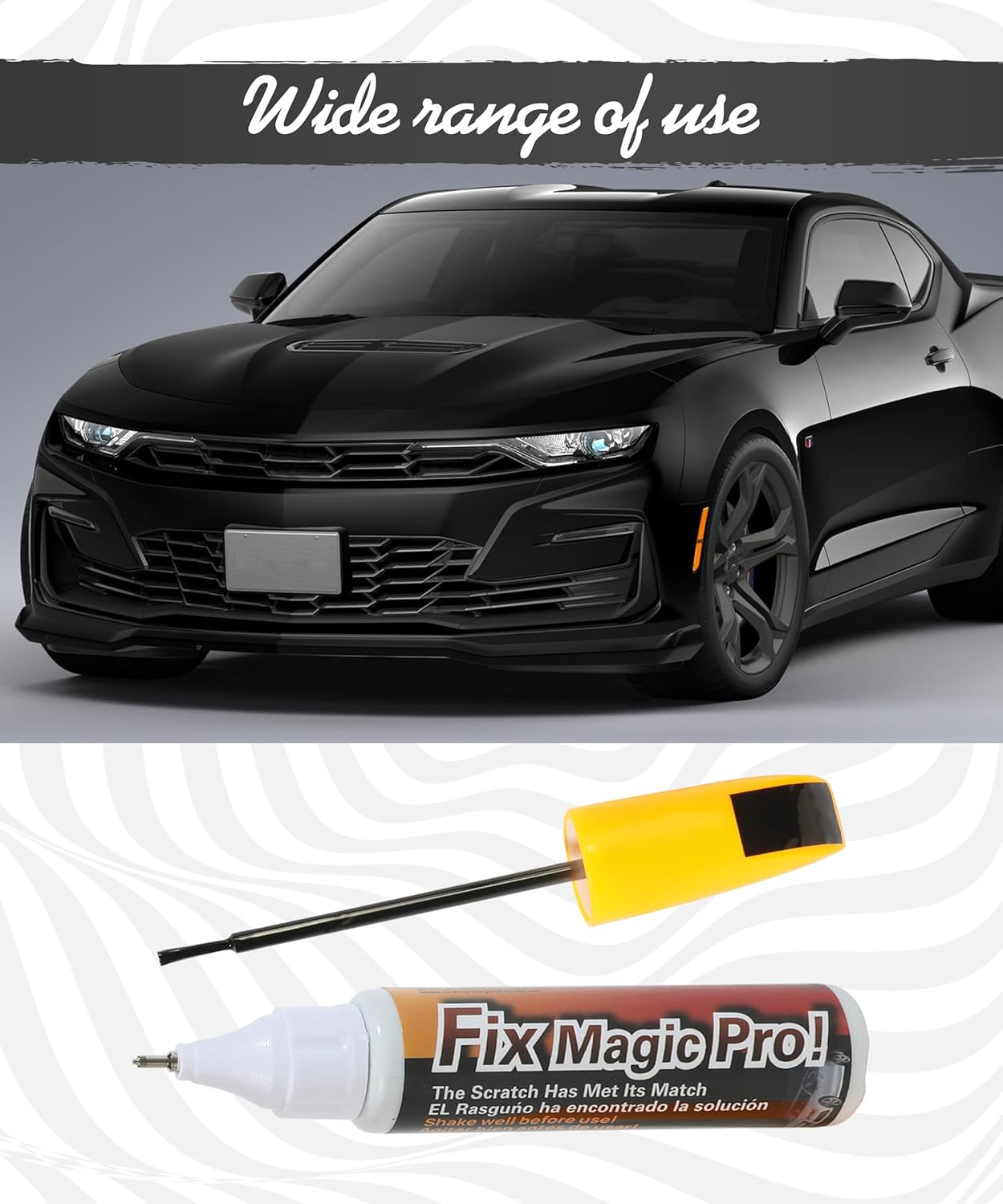 Flaconi Car Scratch Remover, Car Paint Pen, Paint Pen Car, Car Paint Repair, Paint Pen for Car, Car Scratch Pen, Suitable for Scratch Repairs of Most Cars, Motorcycles, Trailers (Black) - Black image number 5