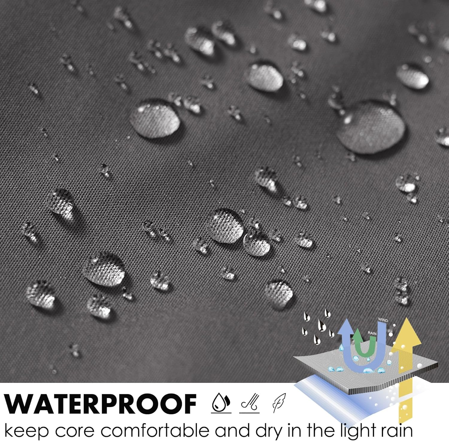 Willit Men'S Golf Vest Lightweight Softshell Vest Outerwear Sleeveless Jacket for Hiking Runing Causal image number 4