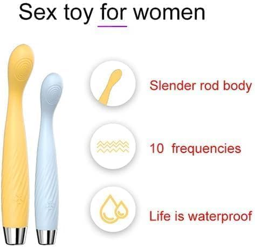 Mini 10 Strong Speeds Electric Bullet Tool Handheld Portable Personal Bullet Massage Rod for Women Pleasure, Quiet Waterproof Bullet Setiing Powerful Mini Stick, Muscle Foot Massage Tool