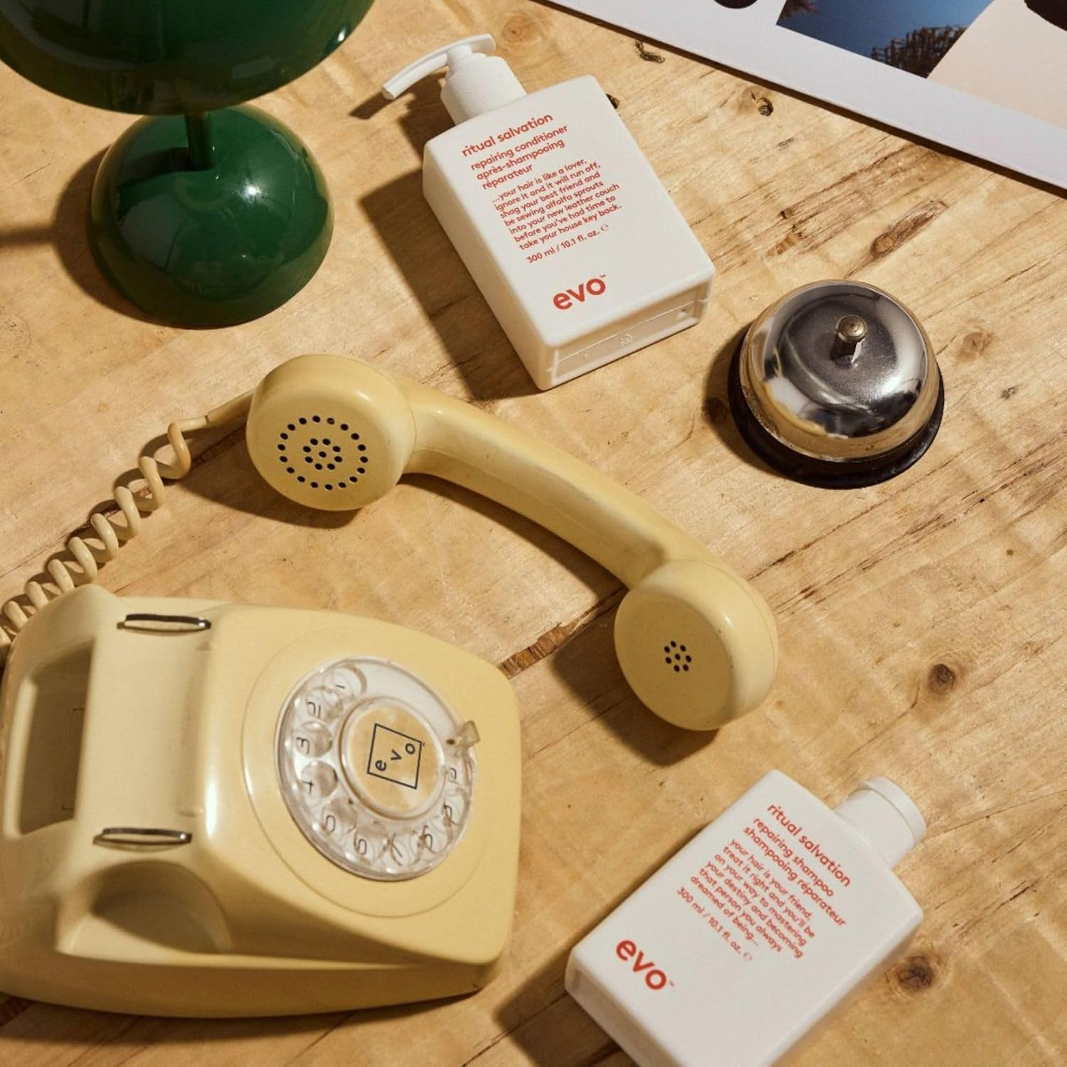 Evo Ritual Salvation Repairing Hair Shampoo & Conditioner - Gently Cleanses, Treats Damaged & Brittle Hair - 300Ml / 10.1Fl.Oz image number 1