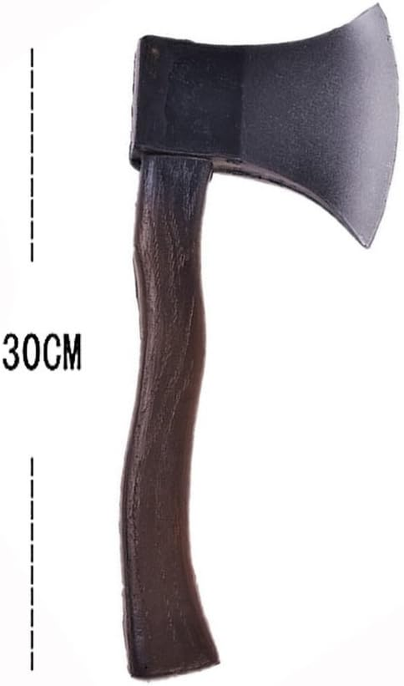 Foam Axe Toy, LARP Halloween Costume Lumberjack Party Trick Props Hatchet Weapon Toy image number 2