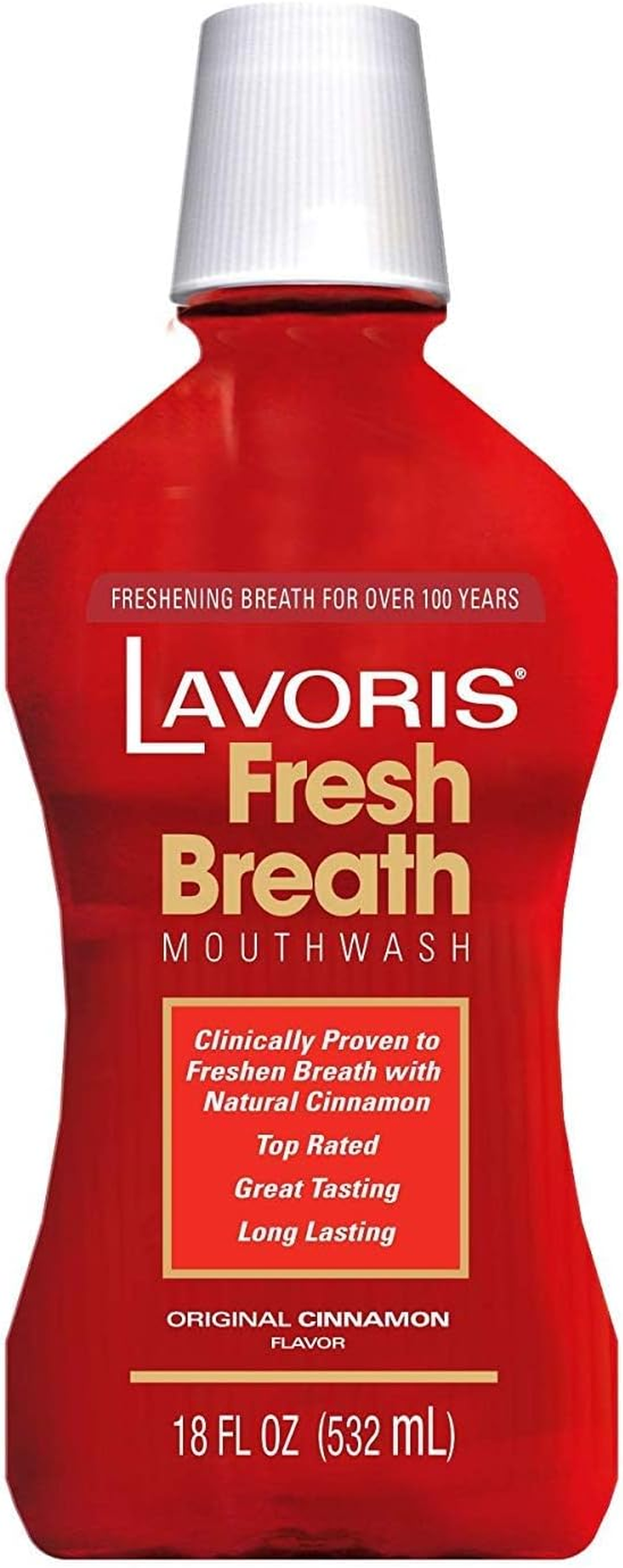 Lavoris Mouthwash Original Cinnamon, 18 Oz