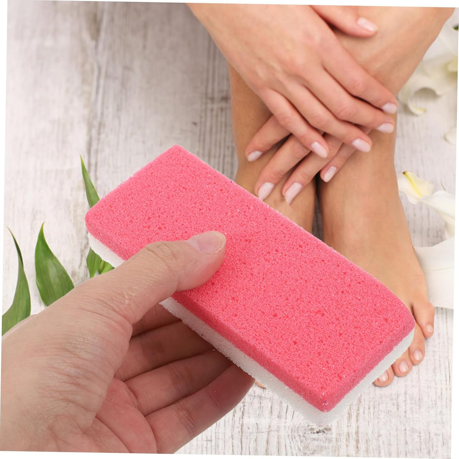 ARTSEWPLY 10Pcs Pumice Sponge for Feet Foot Callus Remover Dead Skin Scraper Pedicure Scrubber Exfoliation Tool for Dry Skin image number 5