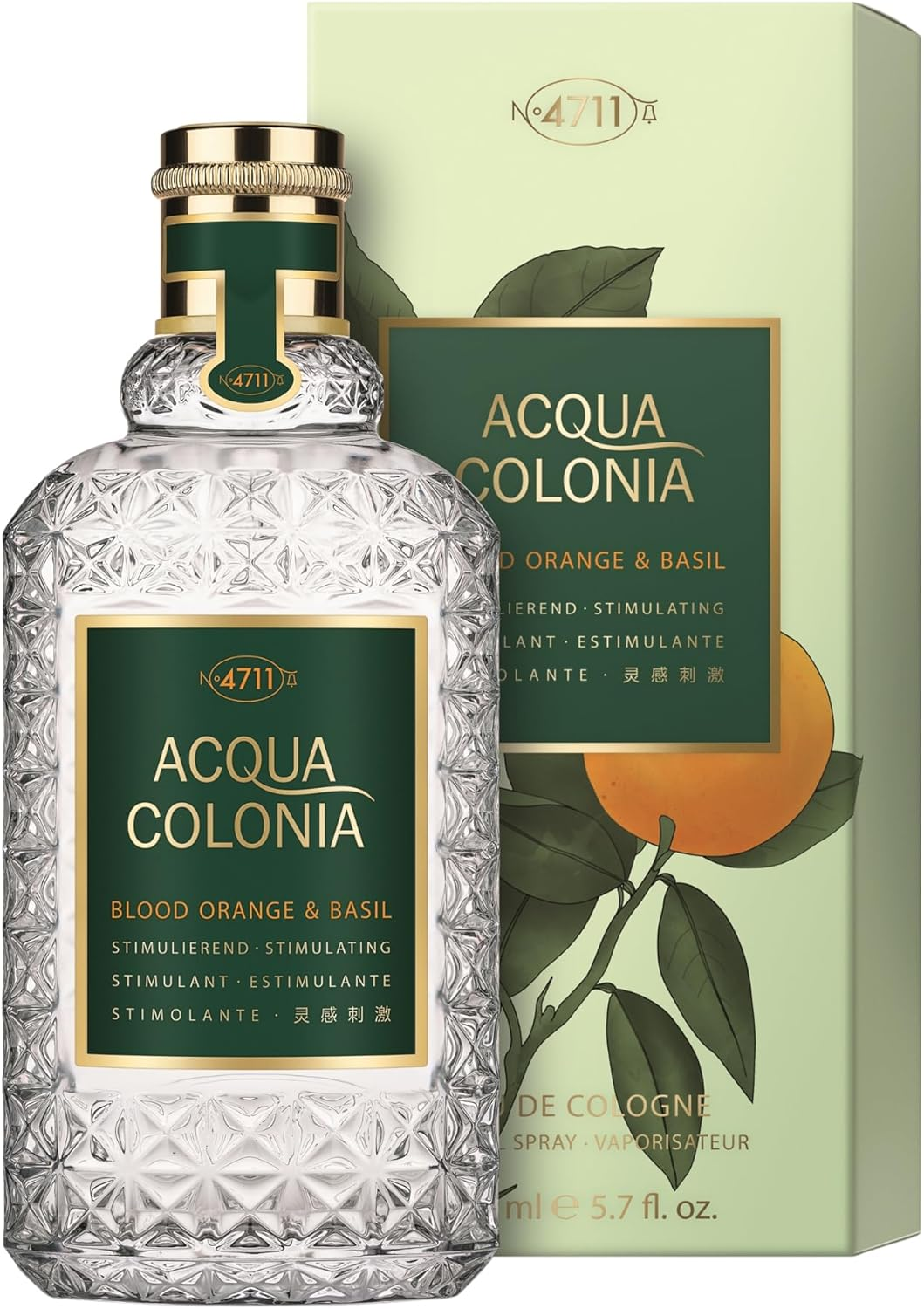 Muelhens Muelhens 4711 Acqua Colonia Blood Orange and Basil for Women 5.7 Oz EDC Spray, 169 Ml, Multi (2361240) image number 3