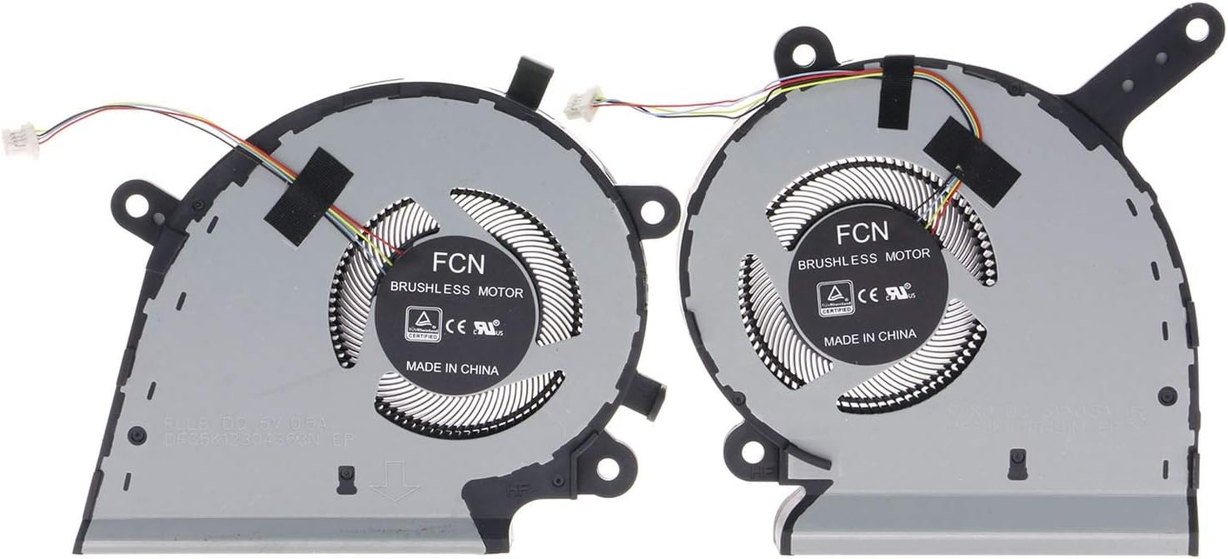 Replacement CPU & GPU Cooling Fan for Asus ROG G512LI G531GD G531GT G731GT DC 5V 0.5A FLLB FLKJ FMMN FMMP 13NR01L0T01111 13NR01L0T02111 image number 3