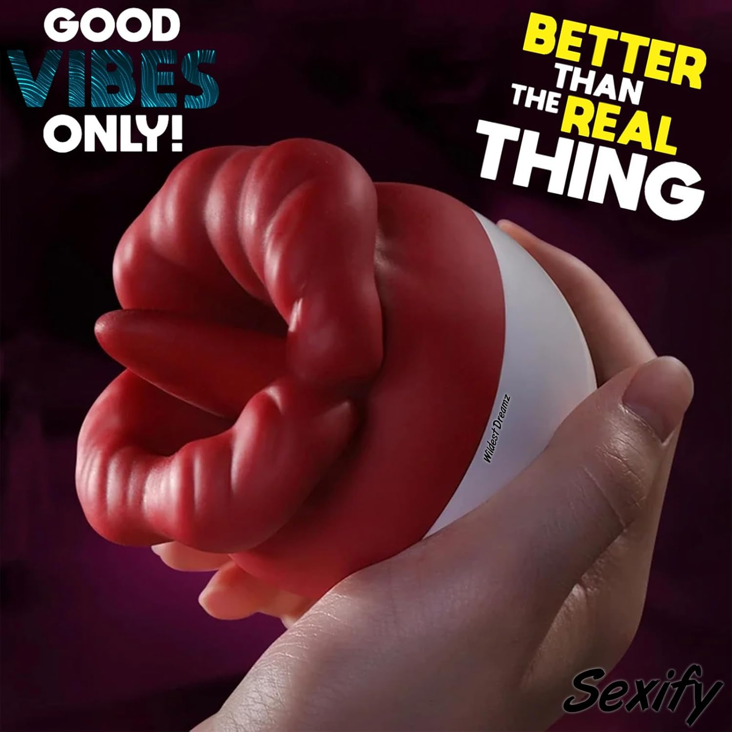 Licking Vibrator Sex Toys Vibrator for Women - Adult Toys with 10 Vibrating & 10 Tongue Licking Modes, Nipple Toys Clitoral Vibrator G-Spot Vibrators, Adult Sex Toys & Games for Women Couples Pleasure image number 3