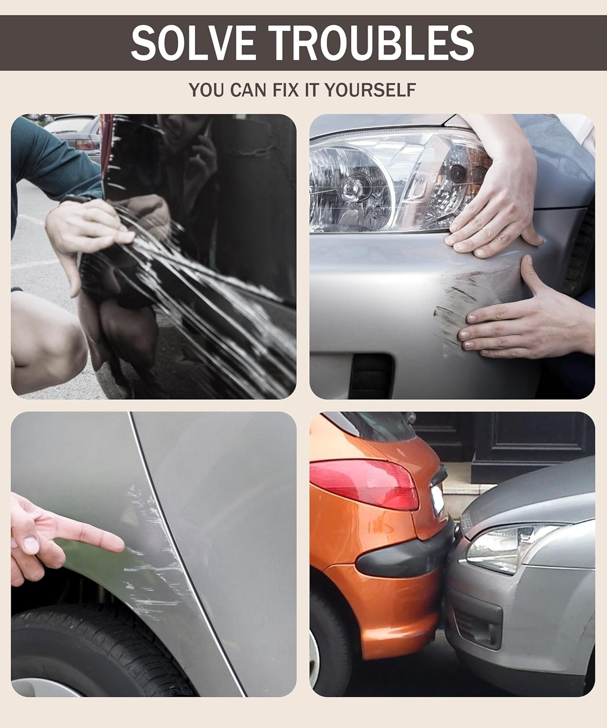 Touch up Paint Pen,Car Scratch Remover for Deep Scratches,Two-In-One Car Paint Scratch Repair Pen,Car Accessories Car Paint Pen Car Touch up Paint,Car Scratch Remover for Deep Scratches (Red) image number 4