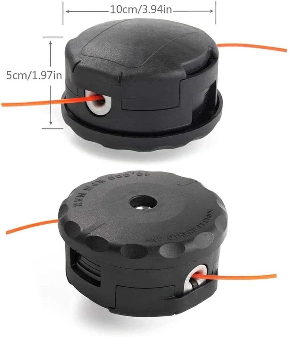 RO6G String Trimmer Head for Echo Speed-Feed 400 SRM-225 SRM-230 SRM-210 Compatible with Most Echo SRM Straight Axle Trimmer Models image number 4