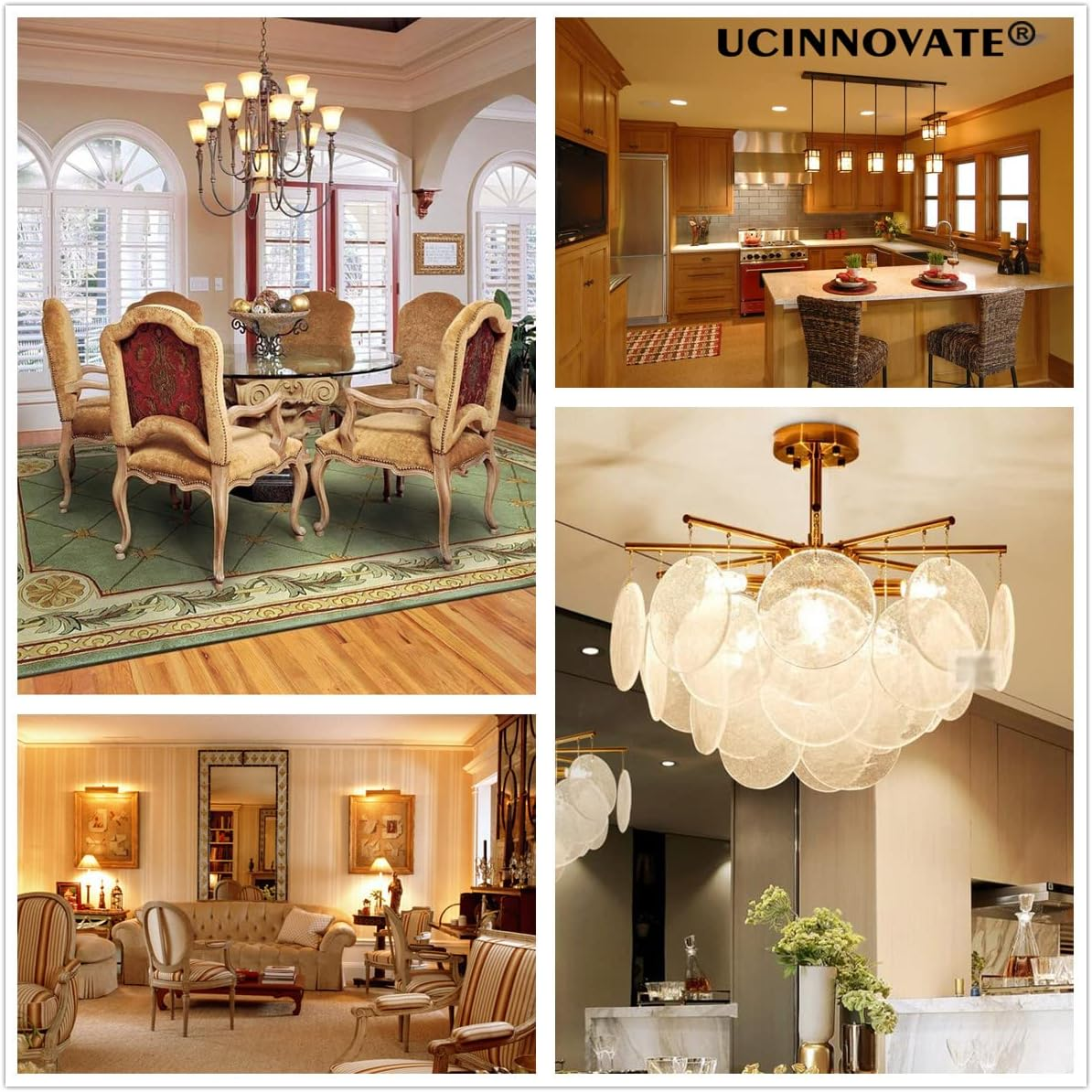 UCINNOVATE 6W G9 Dimmable LED Light Bulbs, 40W Equivalent Replace Halogen Bulbs, Warm White, 3000K, Ideal for Home Living Room Lighting Table Lamp Chandelier image number 3