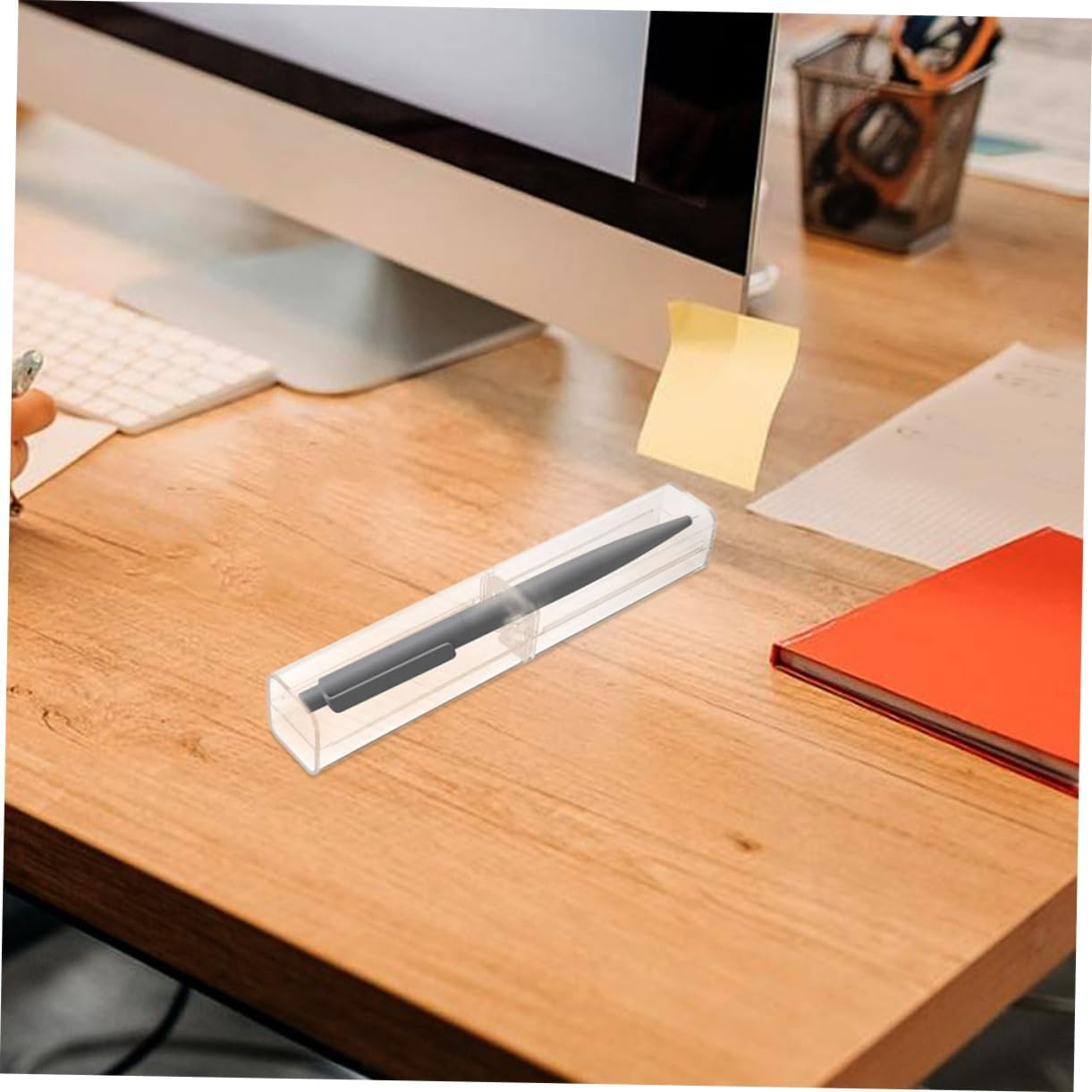 LAPYAPPE 20Pcs Square Pen Case for Home Office Accessories Cube Storage Stationery Office Products image number 2