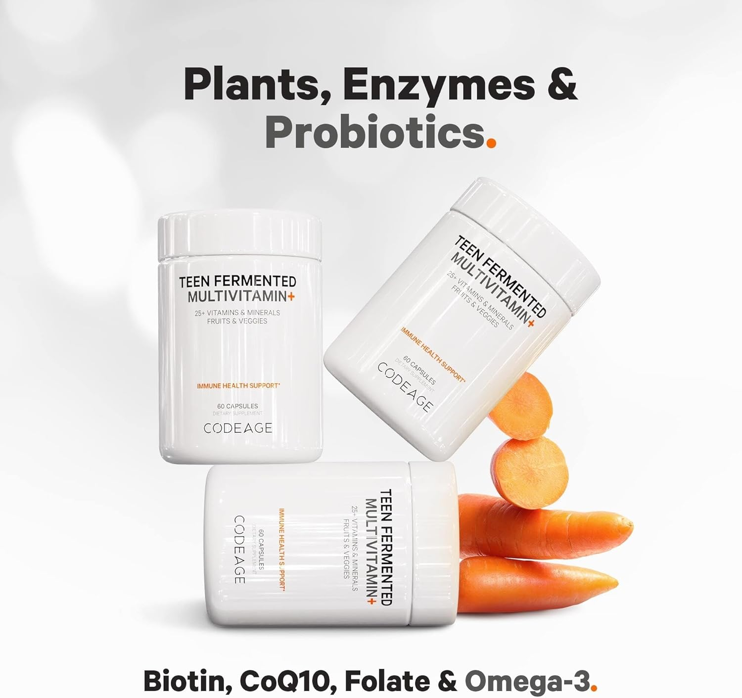 Codeage Teen Fermented Multivitamin - 60 Capsules image number 2